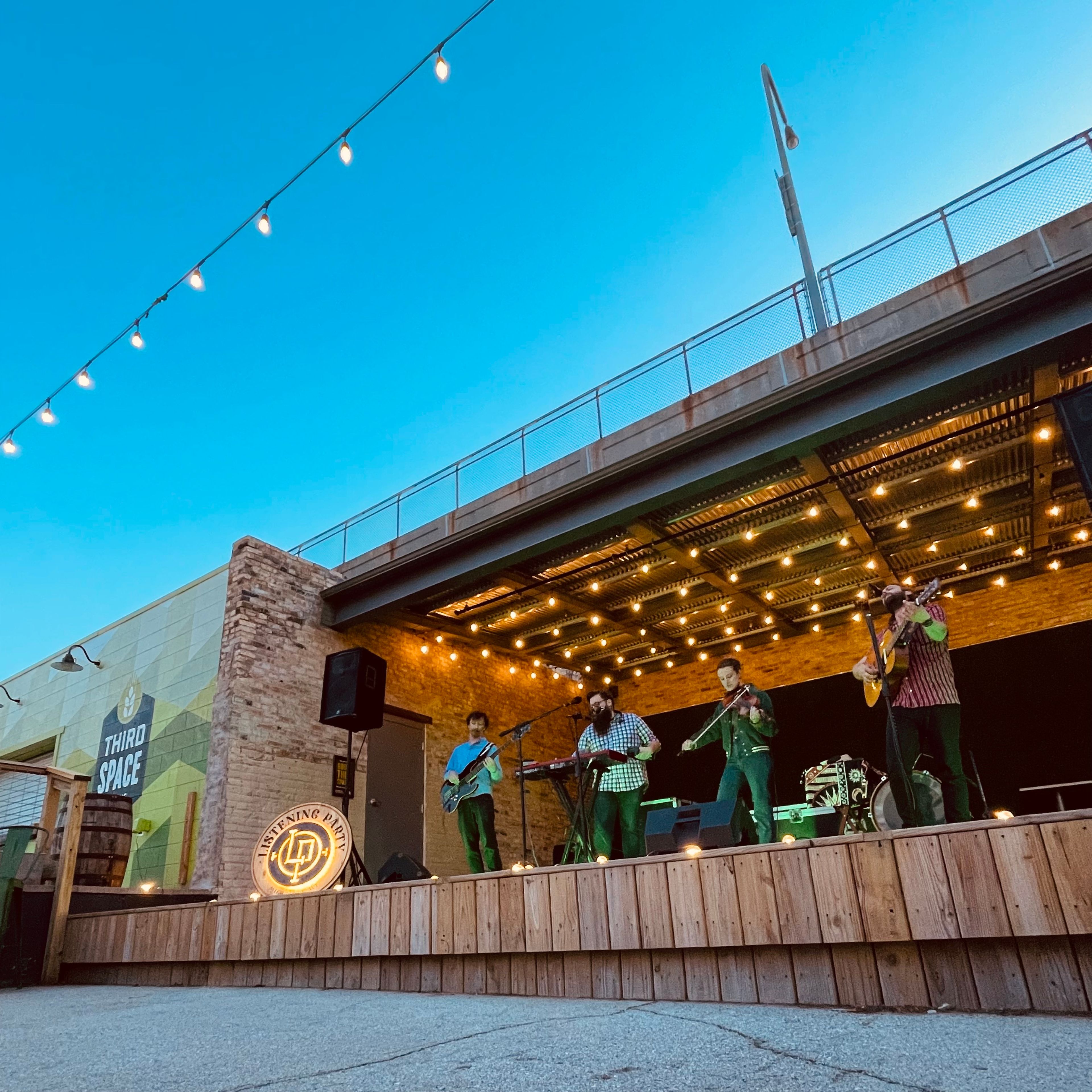 The Covered Deck, an event space at Third Space Brewing
