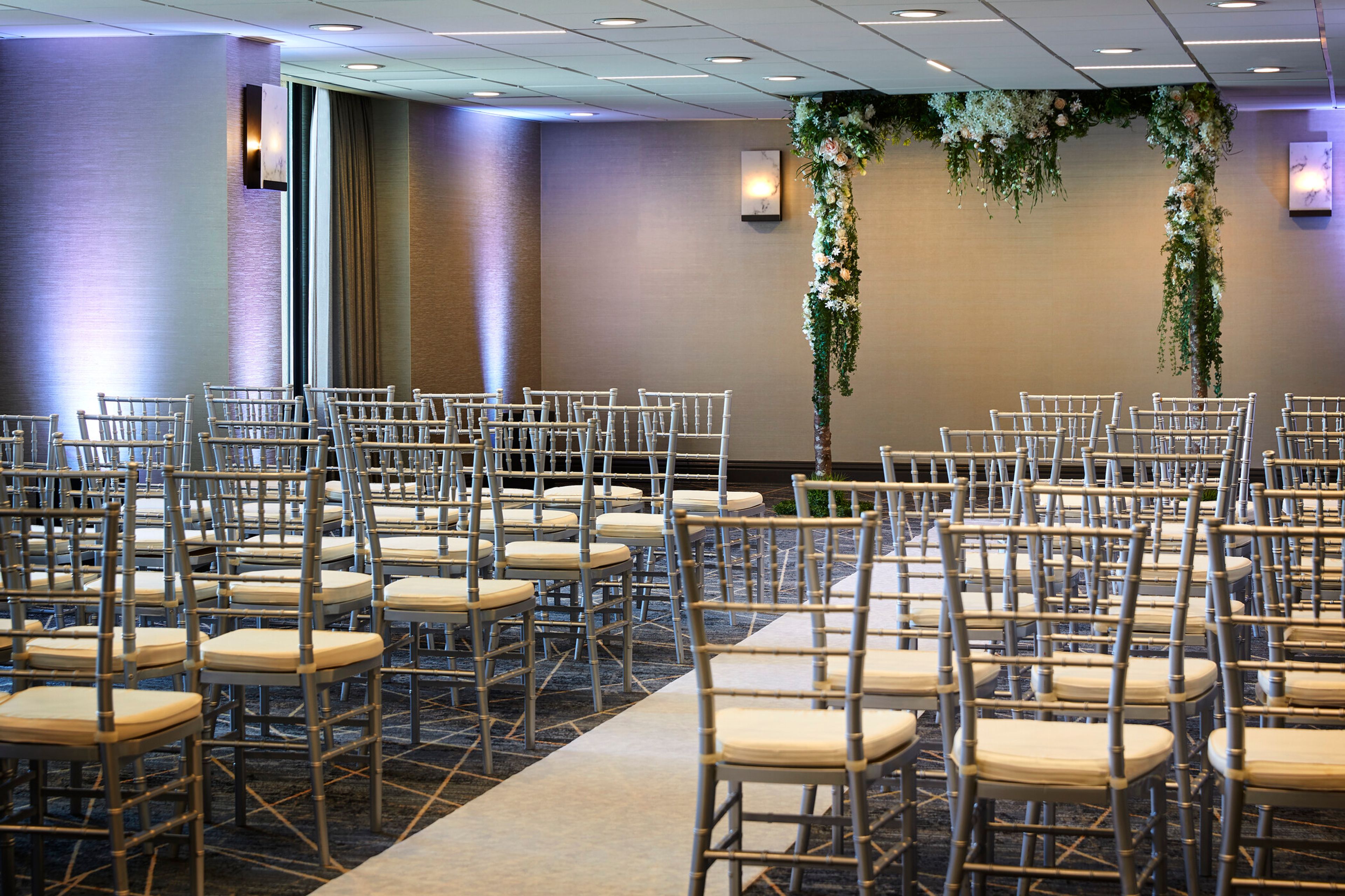 Junior Ballroom, an event space at San Francisco Airport Marriott Waterfront