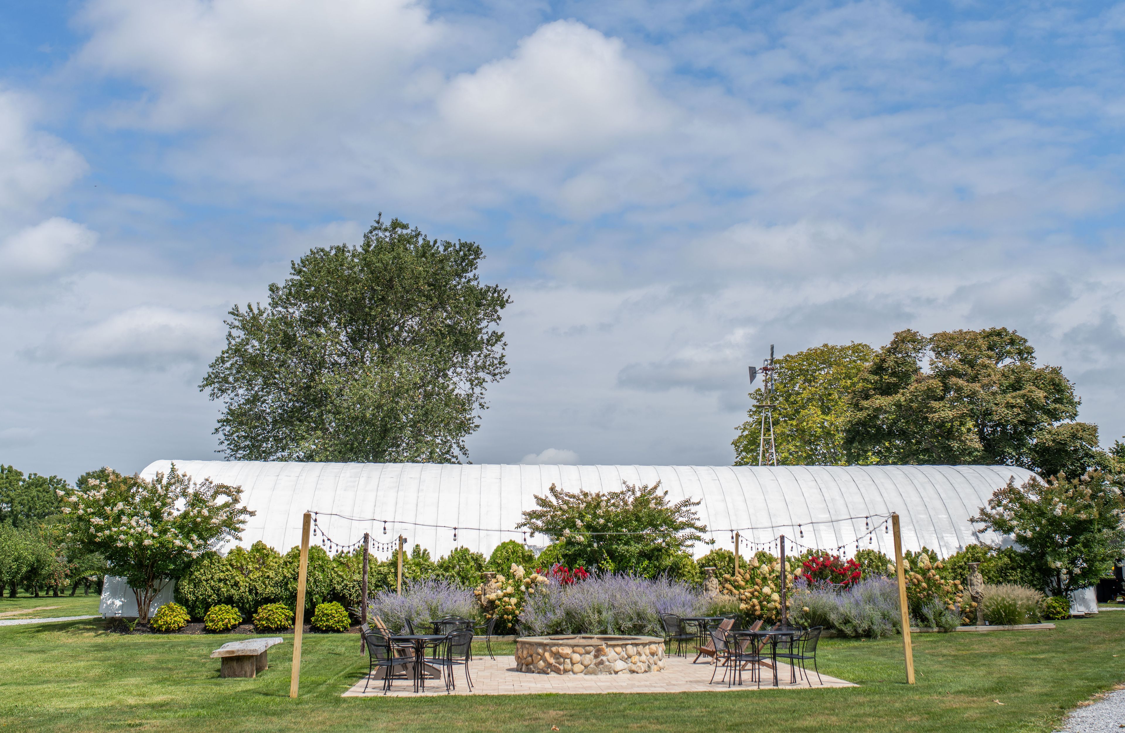 Firepit, an event space at Breeze Hill Farm