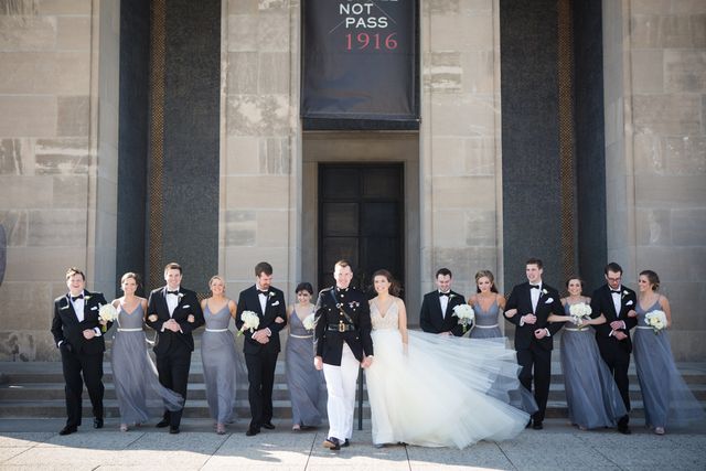 Featured photo from Modern Romance Military Wedding