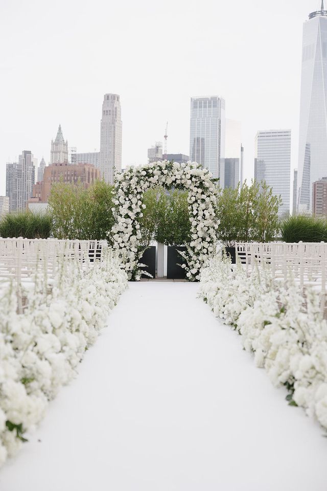 Featured photo from Luxury Summer Garden Wedding at the Tribeca Rooftop in New York City