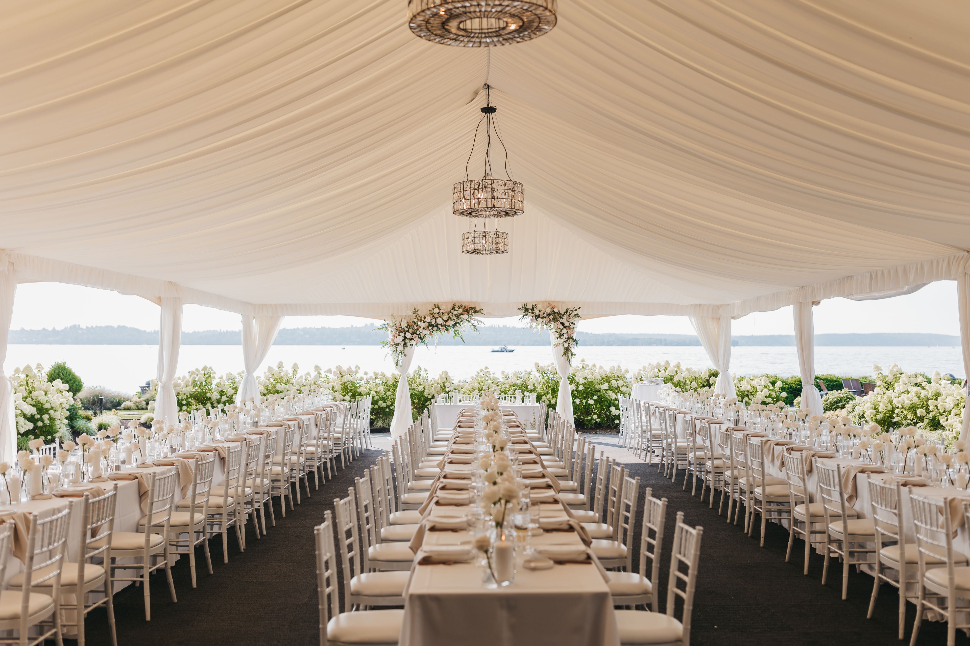 Olympic Terrace Tent, an event space at The Woodmark Hotel & Still Spa