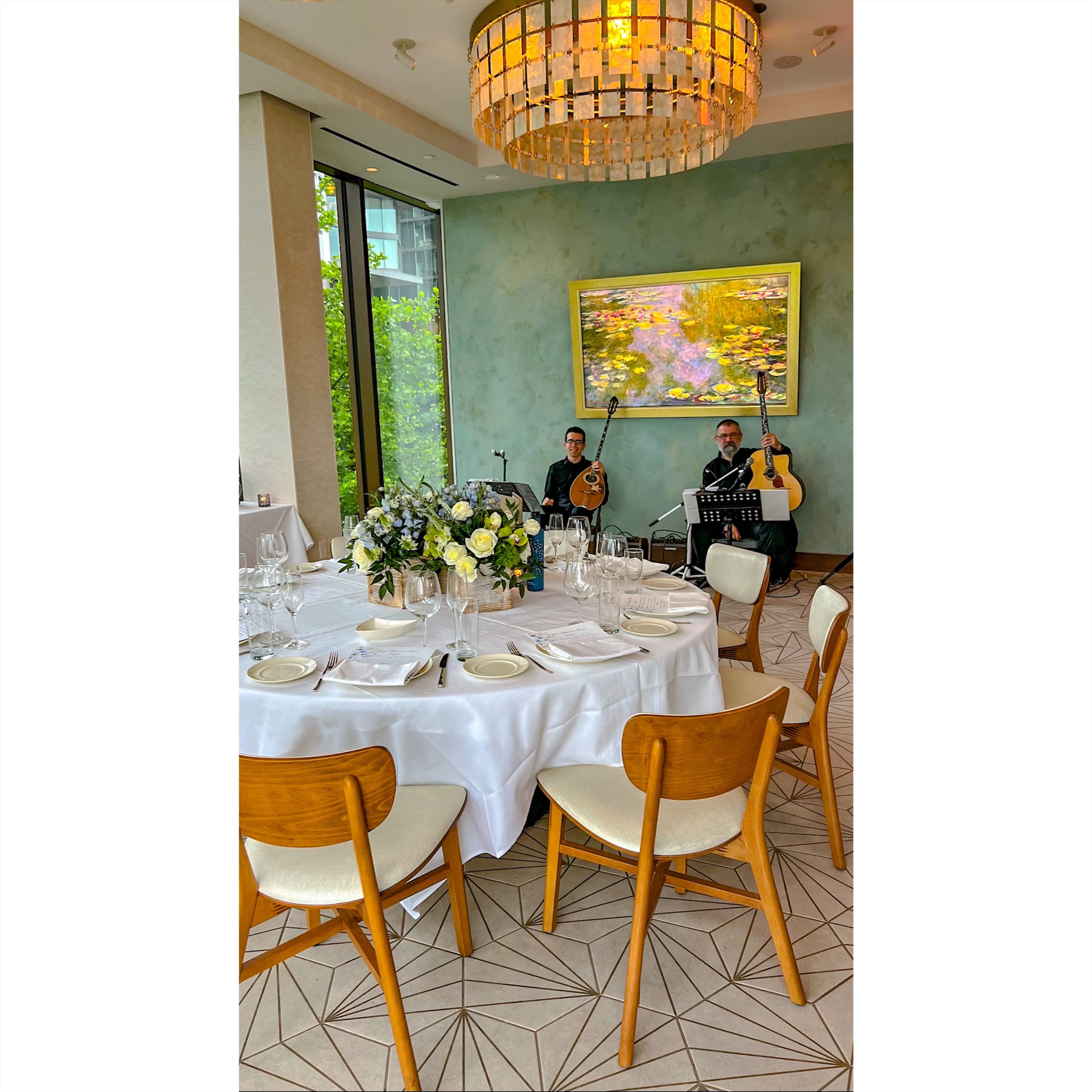 The Aegean Room, an event space at Limani