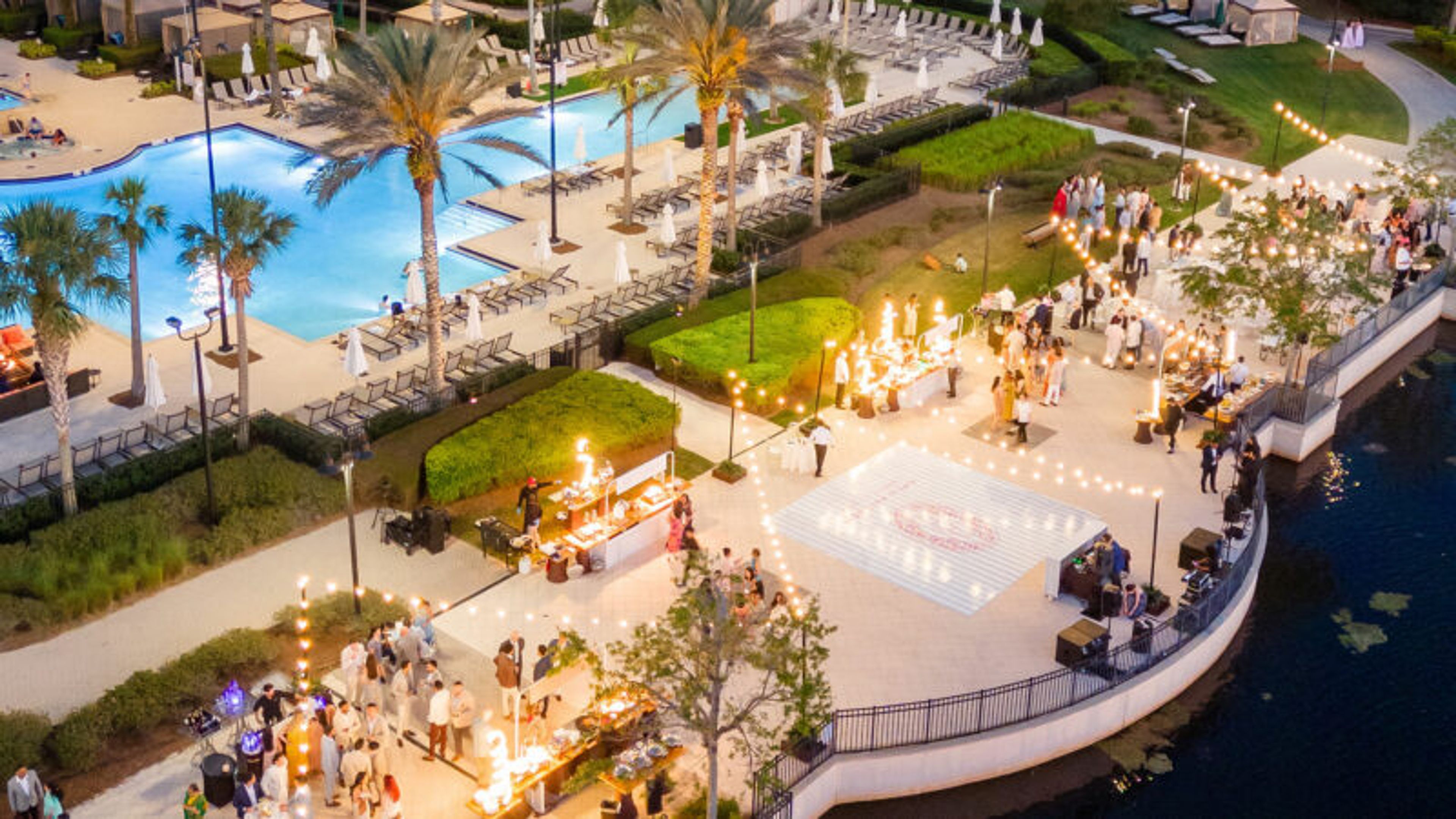 The Promenade, an event space at Waldorf Astoria Orlando