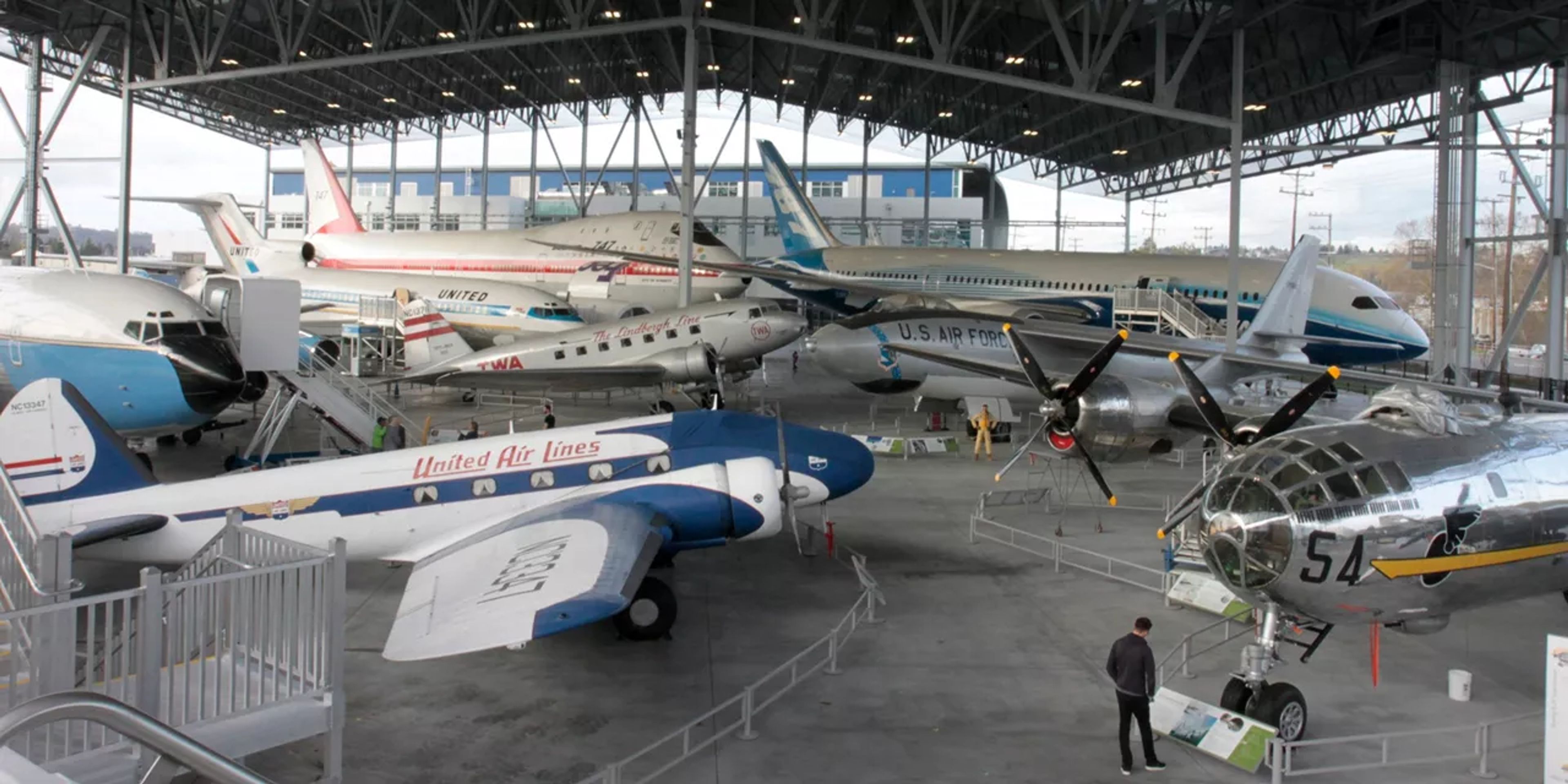 Aviation Pavilion, an event space at The Museum of Flight