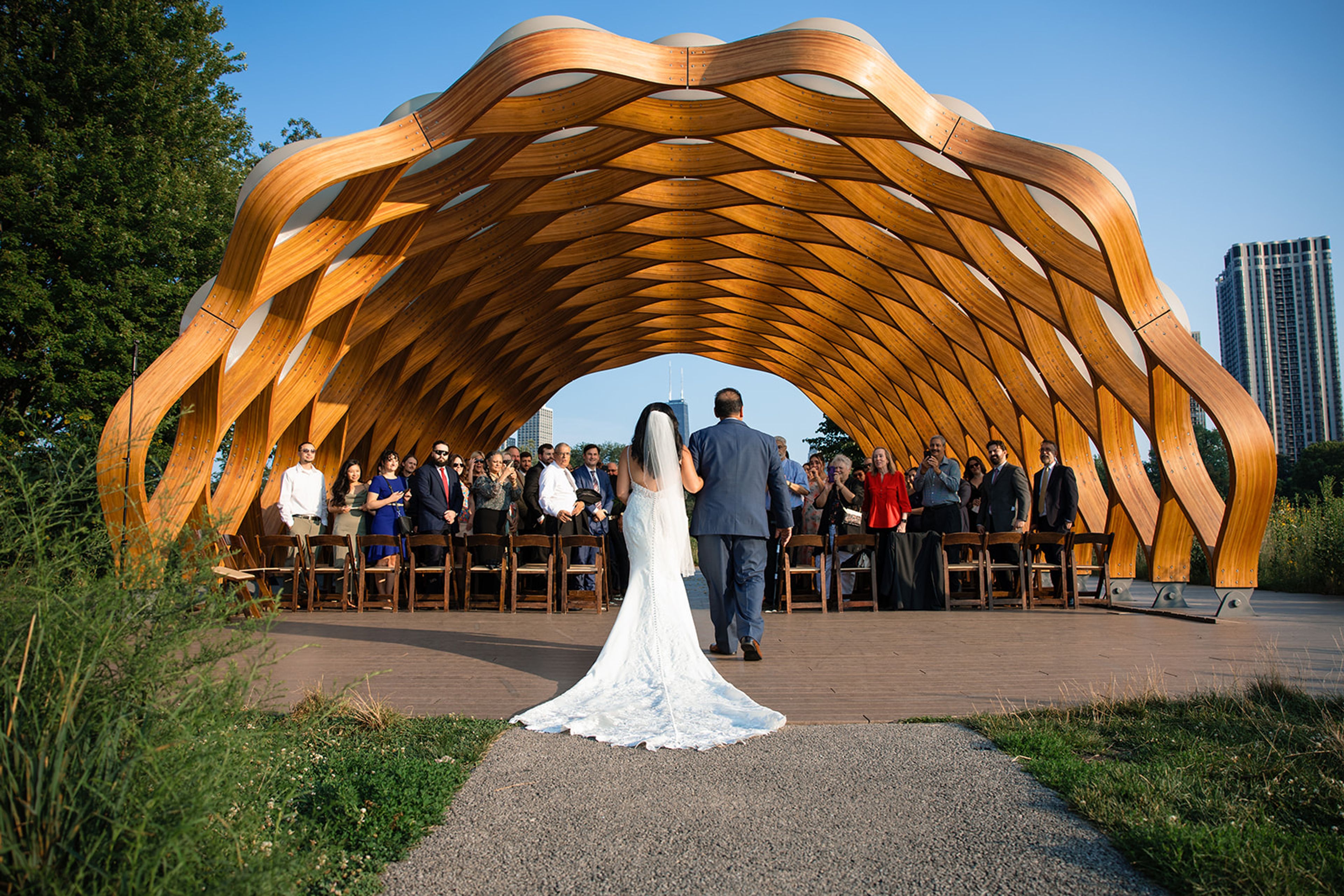 Peoples Gas Pavilion (Honeycomb), an event space at Cafe Brauer at Lincoln Park Zoo