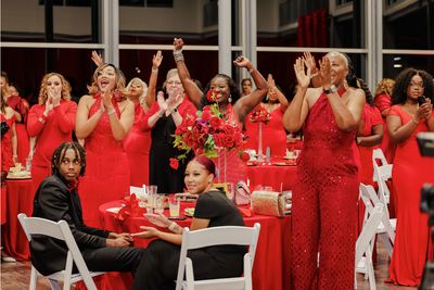 red dress party dallas LIVEATJAMBOX