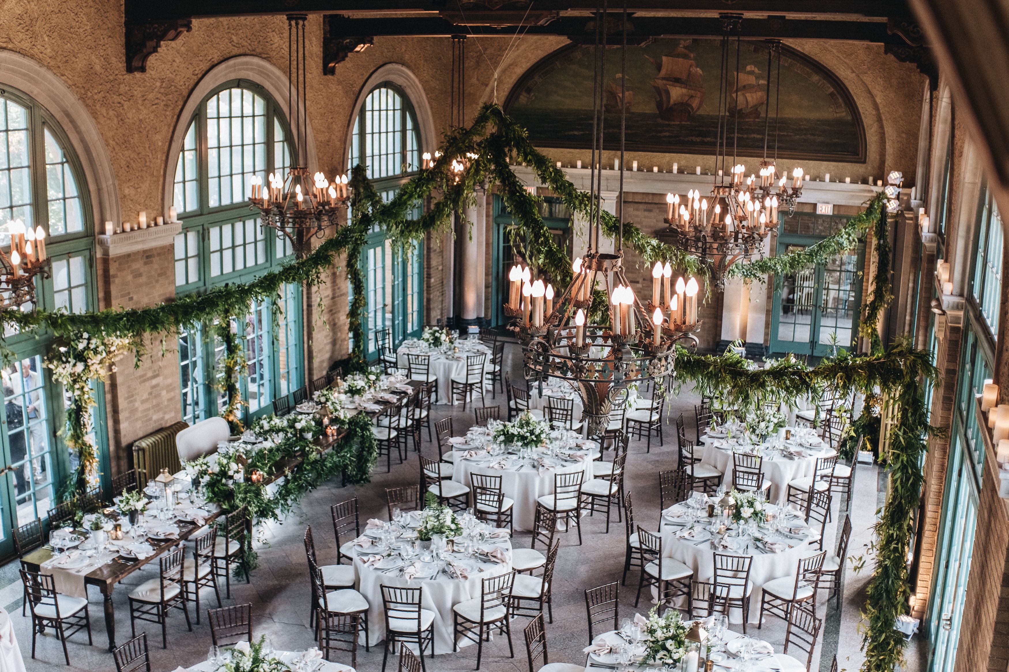 Witness the Magical Atmosphere of This Wedding at Columbus Park Refectory |  Atmosphere Events Group | PartySlate, image size:3500x2333