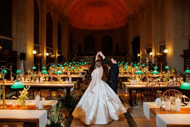 Featured photo from A Timeless Wedding at Boston Public Library with Romantic Lighting and Refined Tablescapes