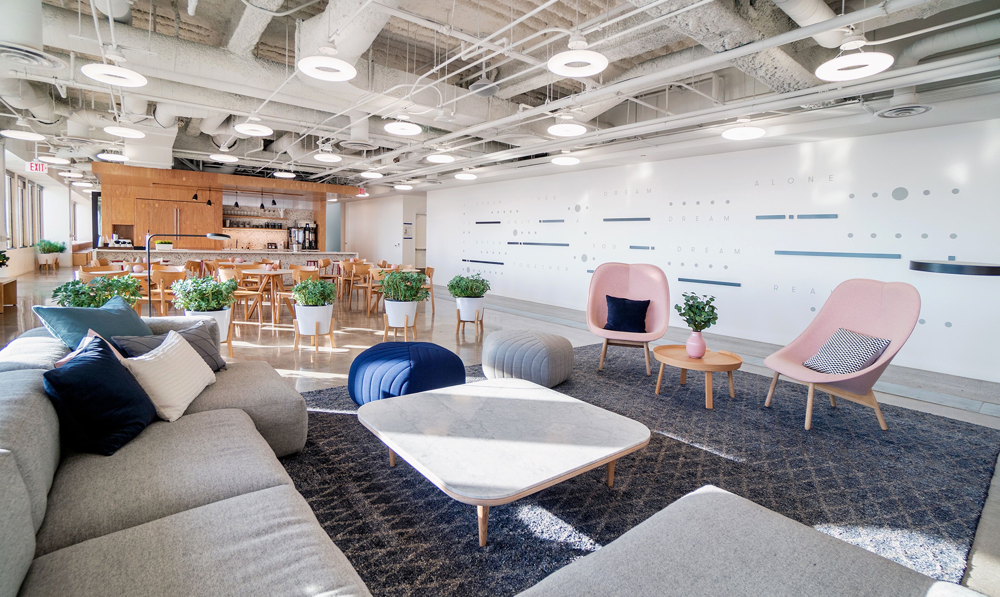 Cafe + Mian Lounge, an event space at Ethos Society
