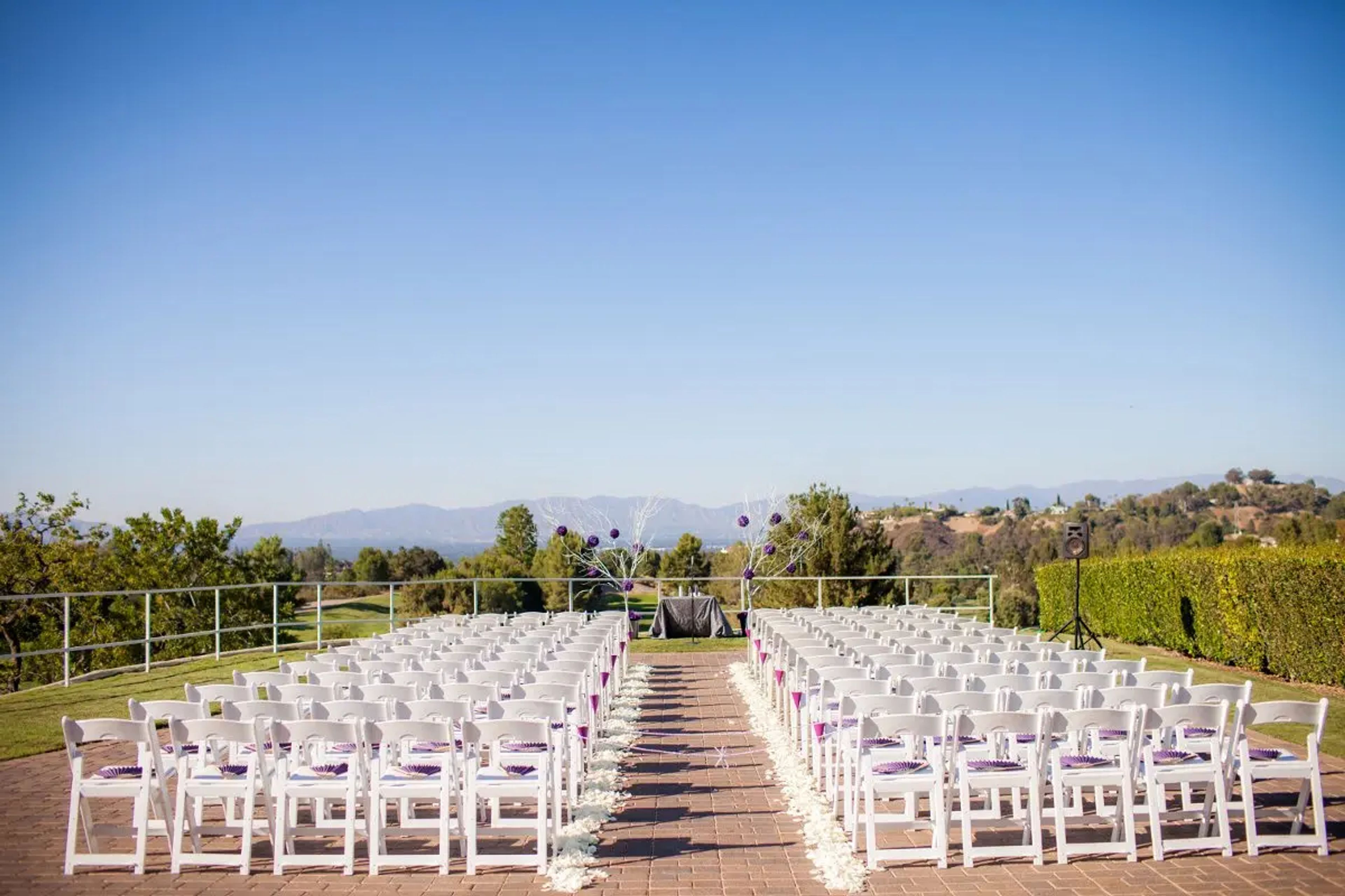 Outdoor/ Brick Terrace, an event space at Mulholland Hills Country Club