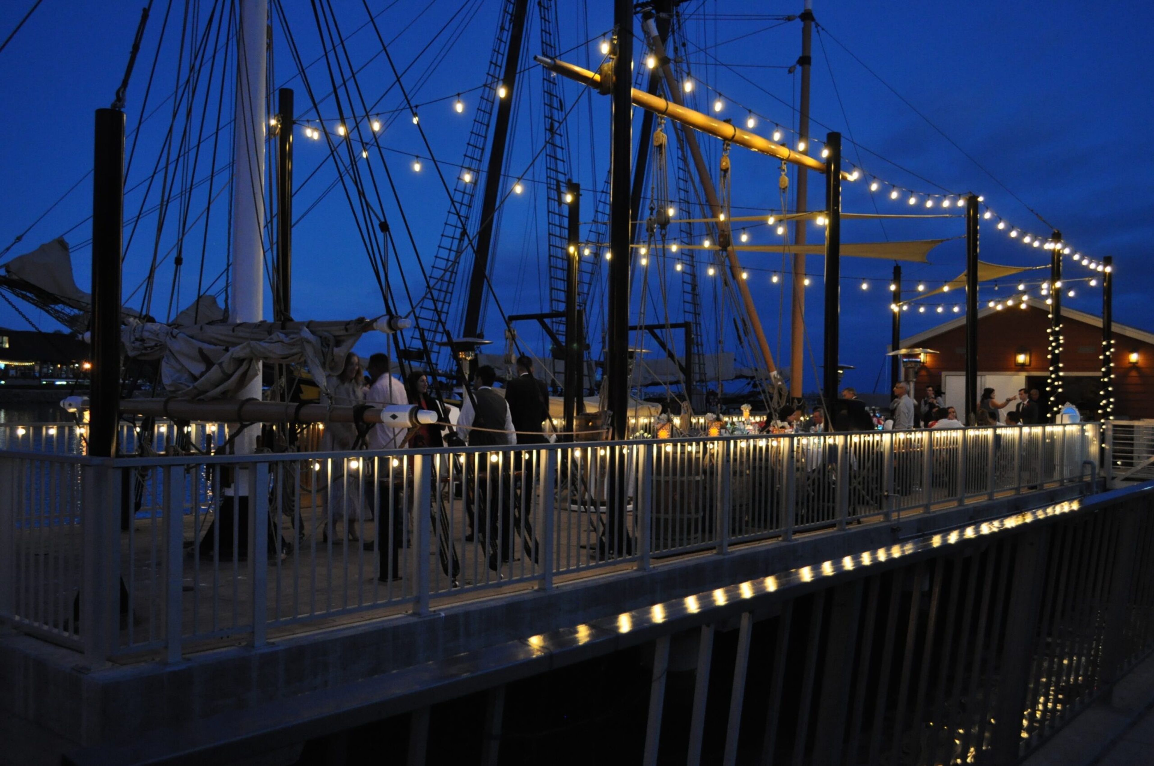 Maddie James Maritime Wharf, an event space at Ocean Institute