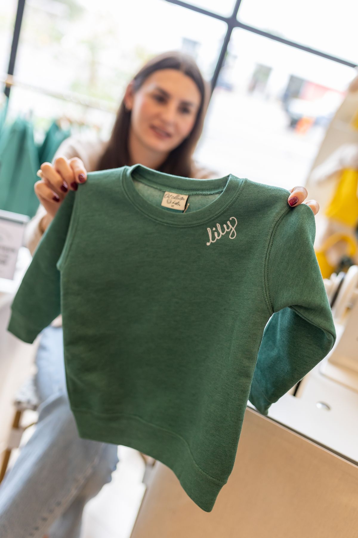 Custom embroidery at The Little Play Avenue