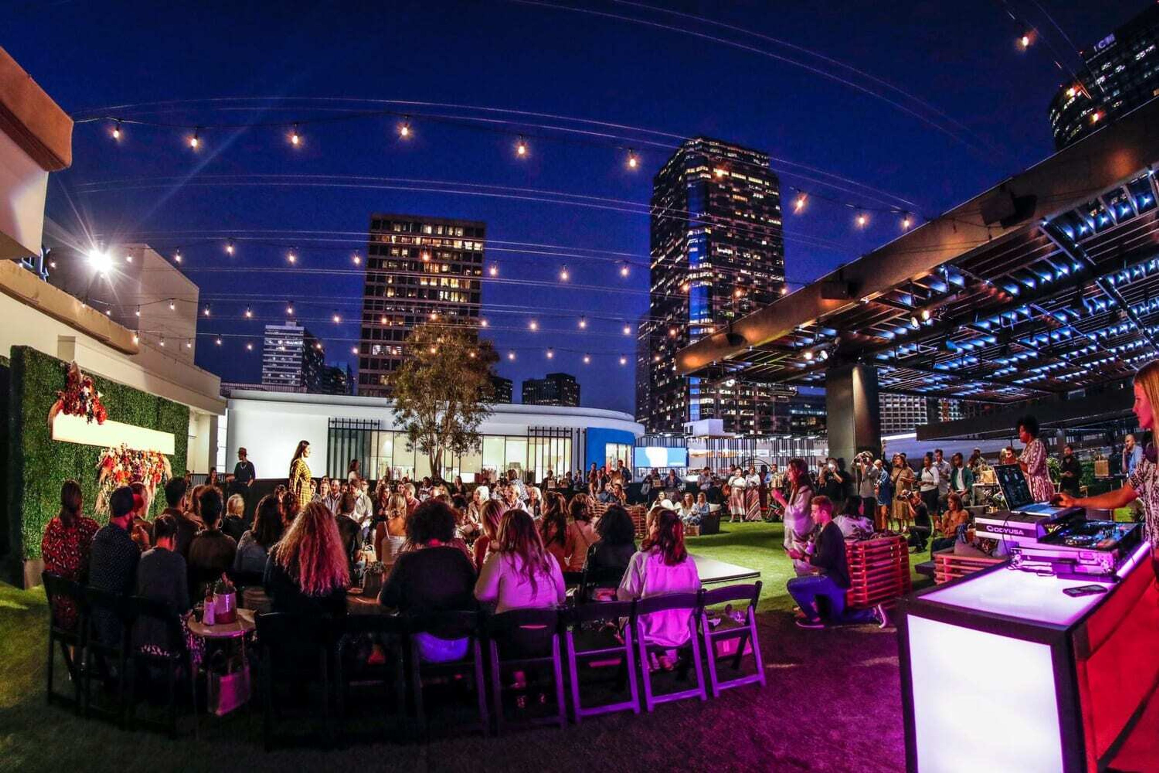 The Oasis, an event space at Westfield Century City