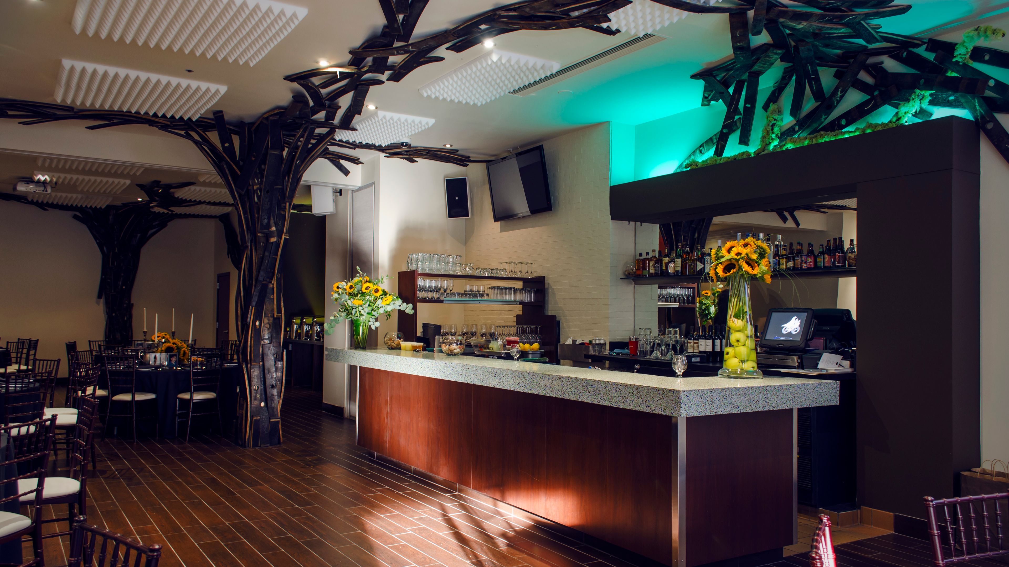 The Enzo Room, an event space at Vinotecca & The Elm Room