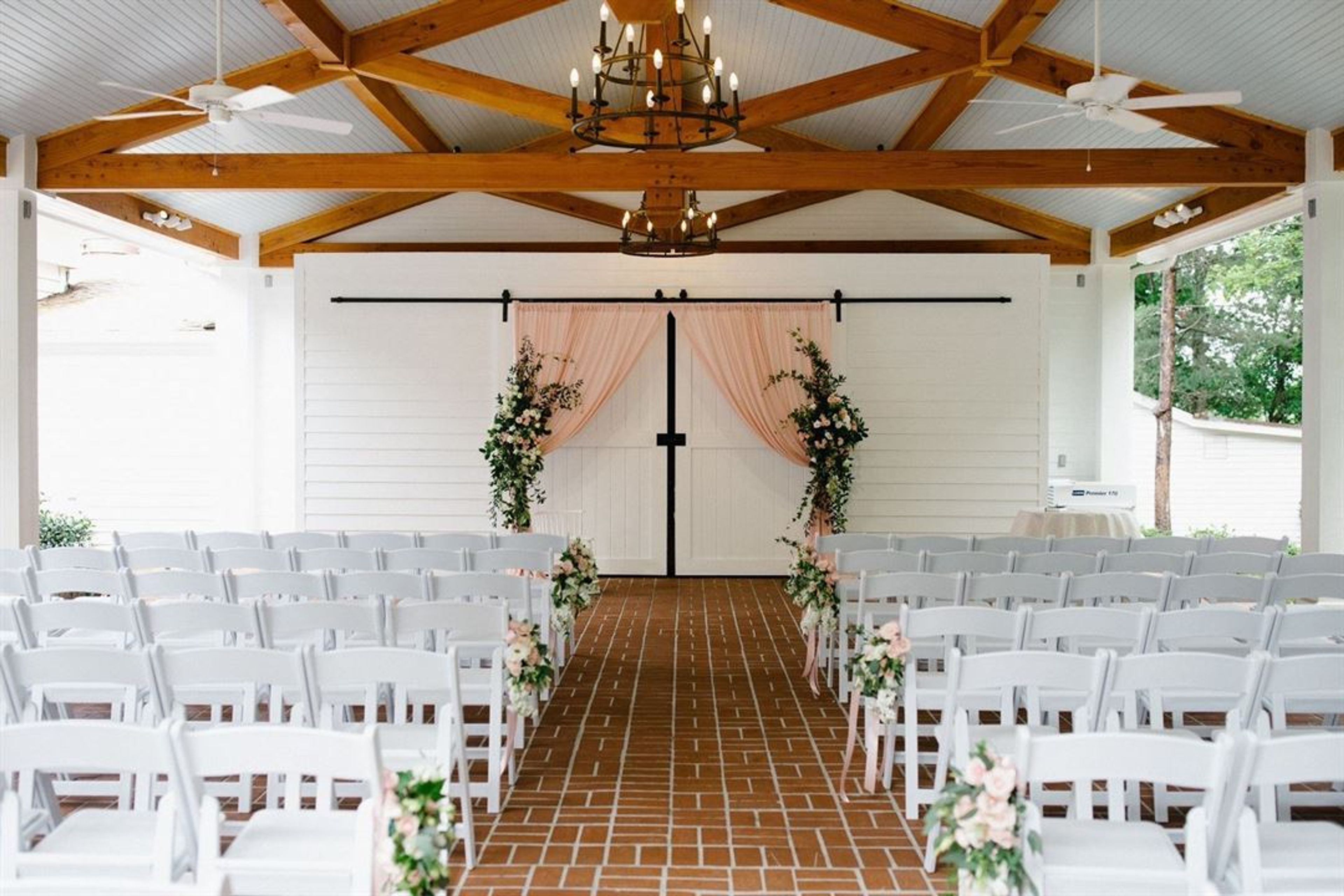 Covered Pavilion, an event space at Flint Hill