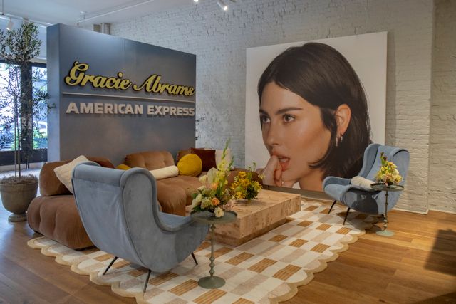 Featured photo from Gracie Abrams The Secret of Us American Express Pop Up