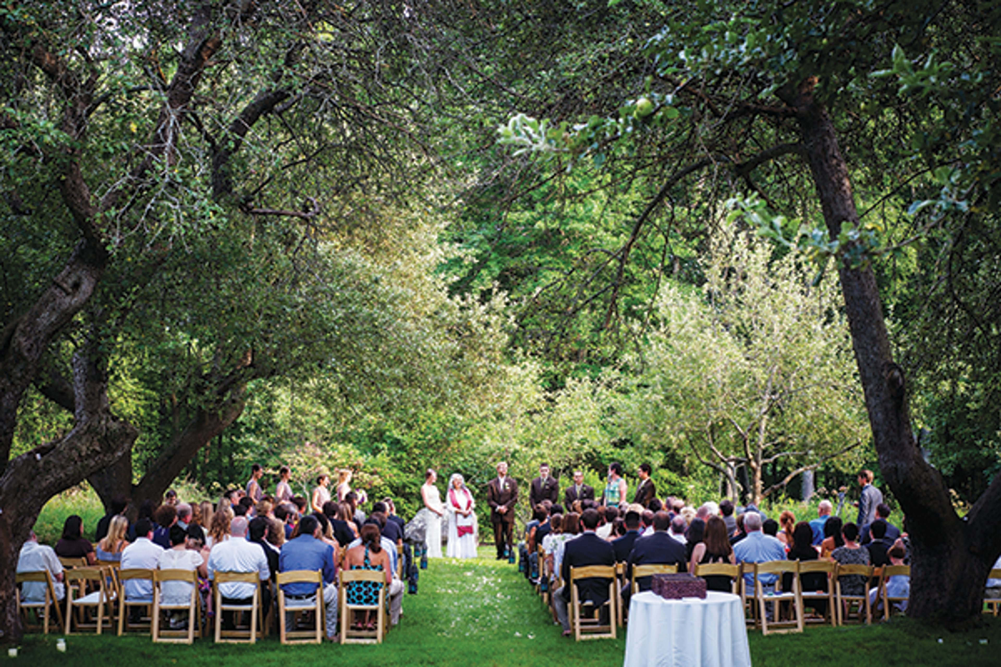 Orchard and Grounds, an event space at Gilsland Farm Audubon Center