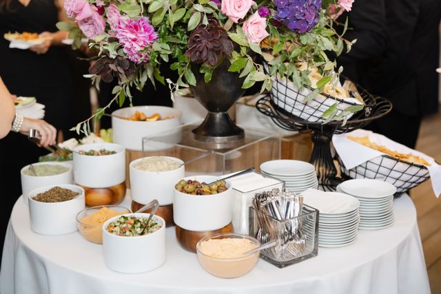 Featured photo from Inside This Waterfront Wedding with Interactive Food Stations at the Institute of Contemporary Art
