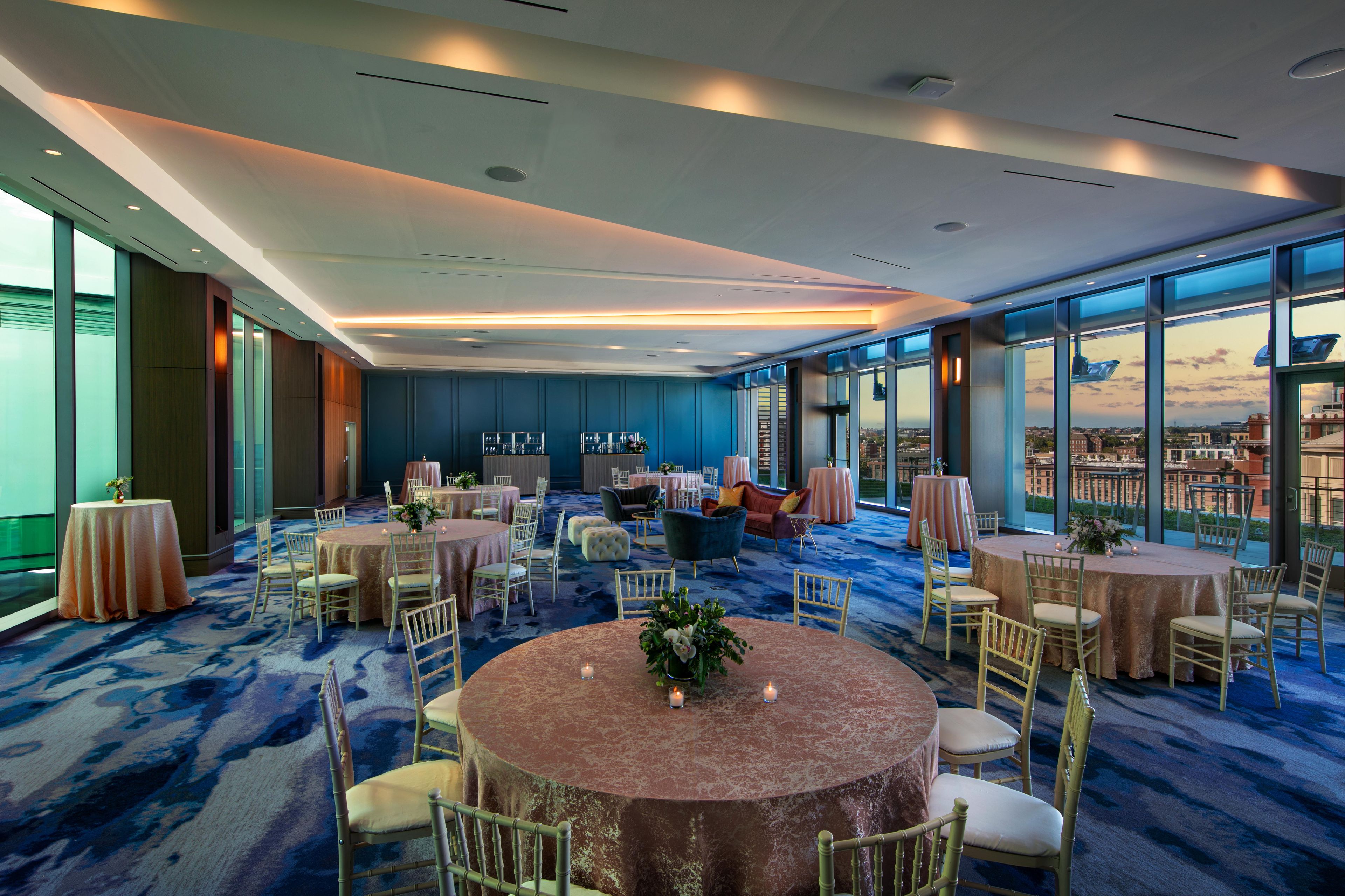 The Crown Ballroom, an event space at The Royal Sonesta Washington, DC Capitol Hill