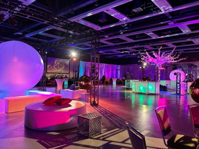 Featured photo from See This Neon Celebration-themed International Conference at Seattle Convention Center