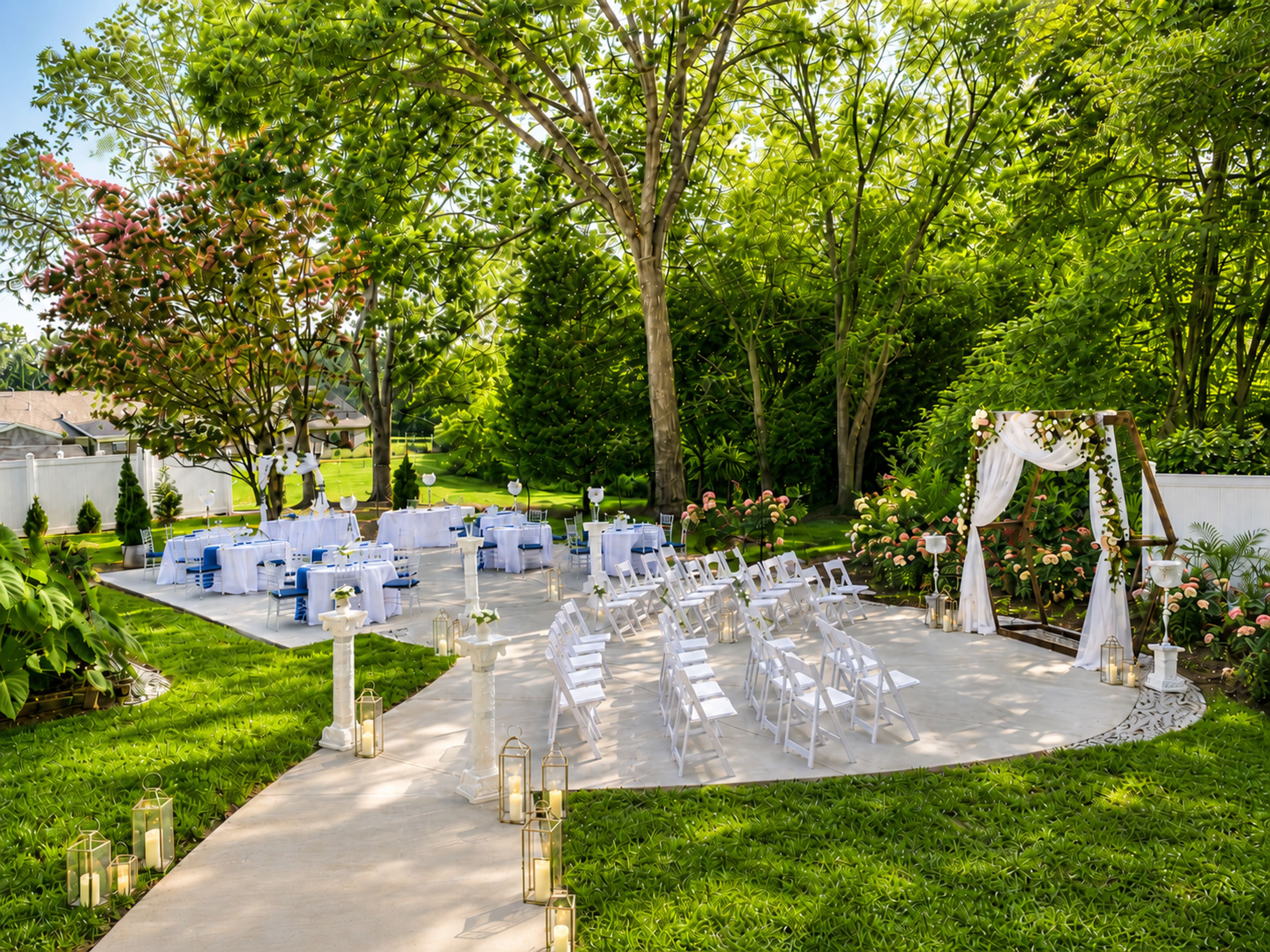 Beautiful Outdoor Rotunda & Patio, an event space at Chateau1870 at CircaSpaces