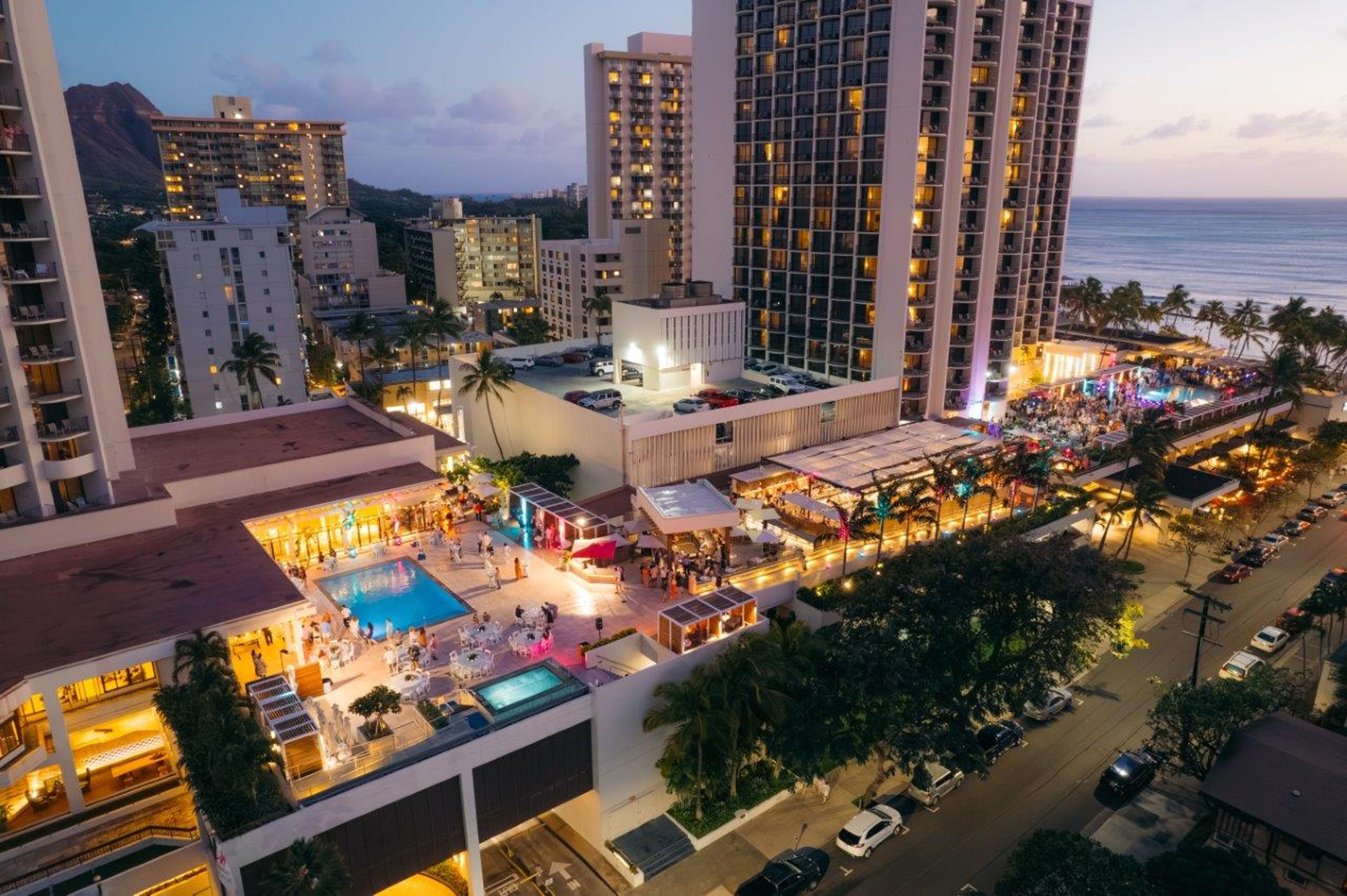 Queensbreak Terrace, an event space at Waikiki Beach Marriott Resort & Spa