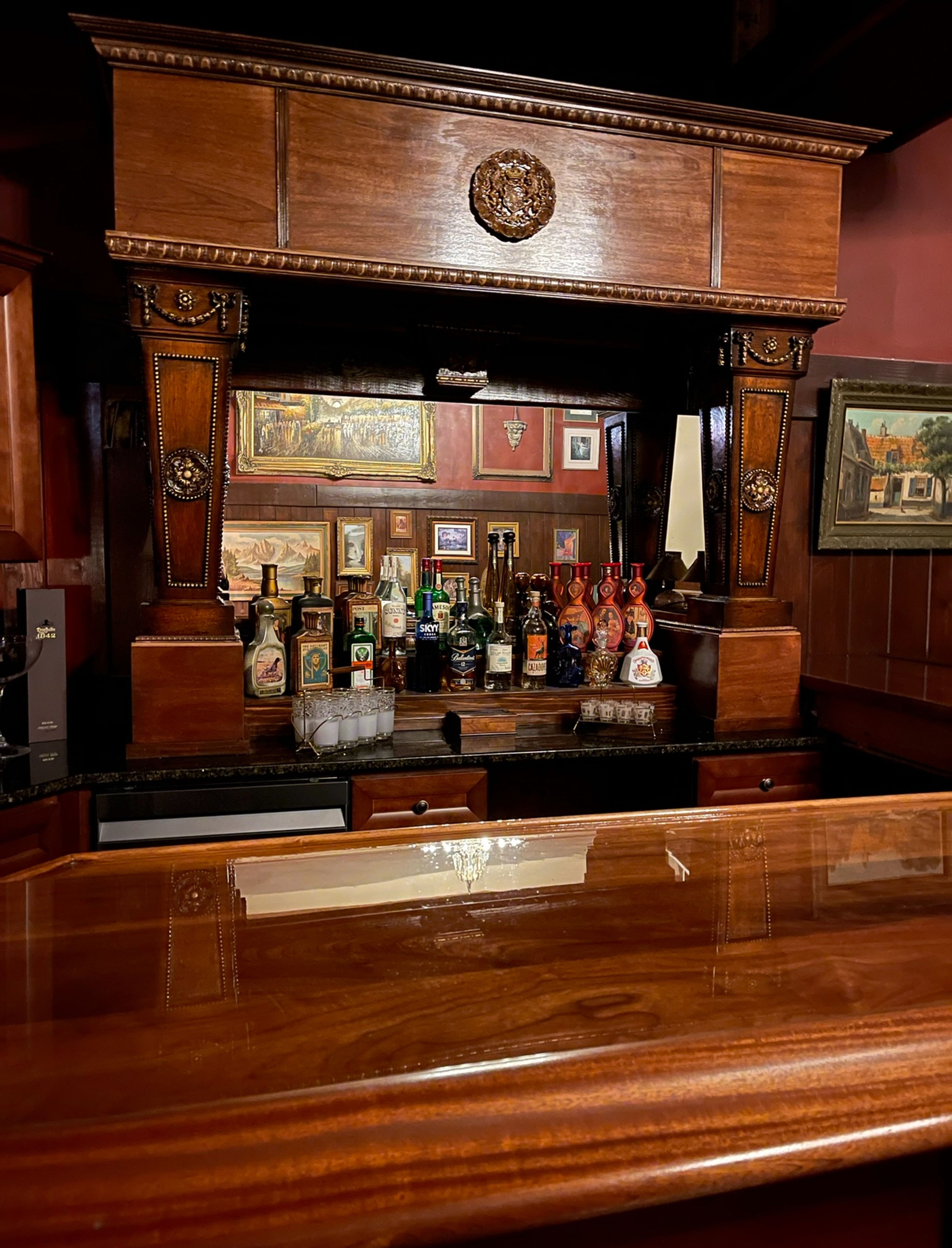Bar Lounge with Fireplace at One On One Recording, an event space at One On One Recording