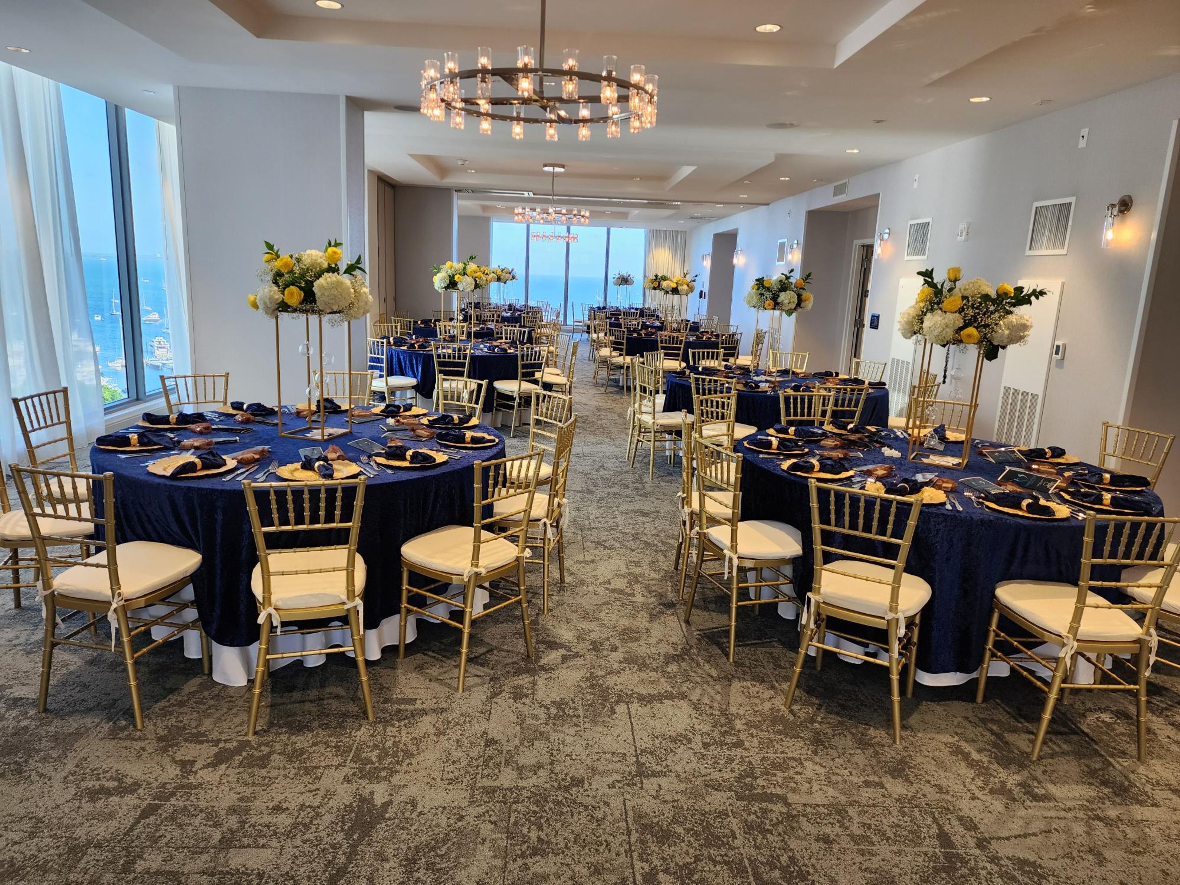 Biscayne Ballroom, an event space at Courtyard Miami Coconut Grove