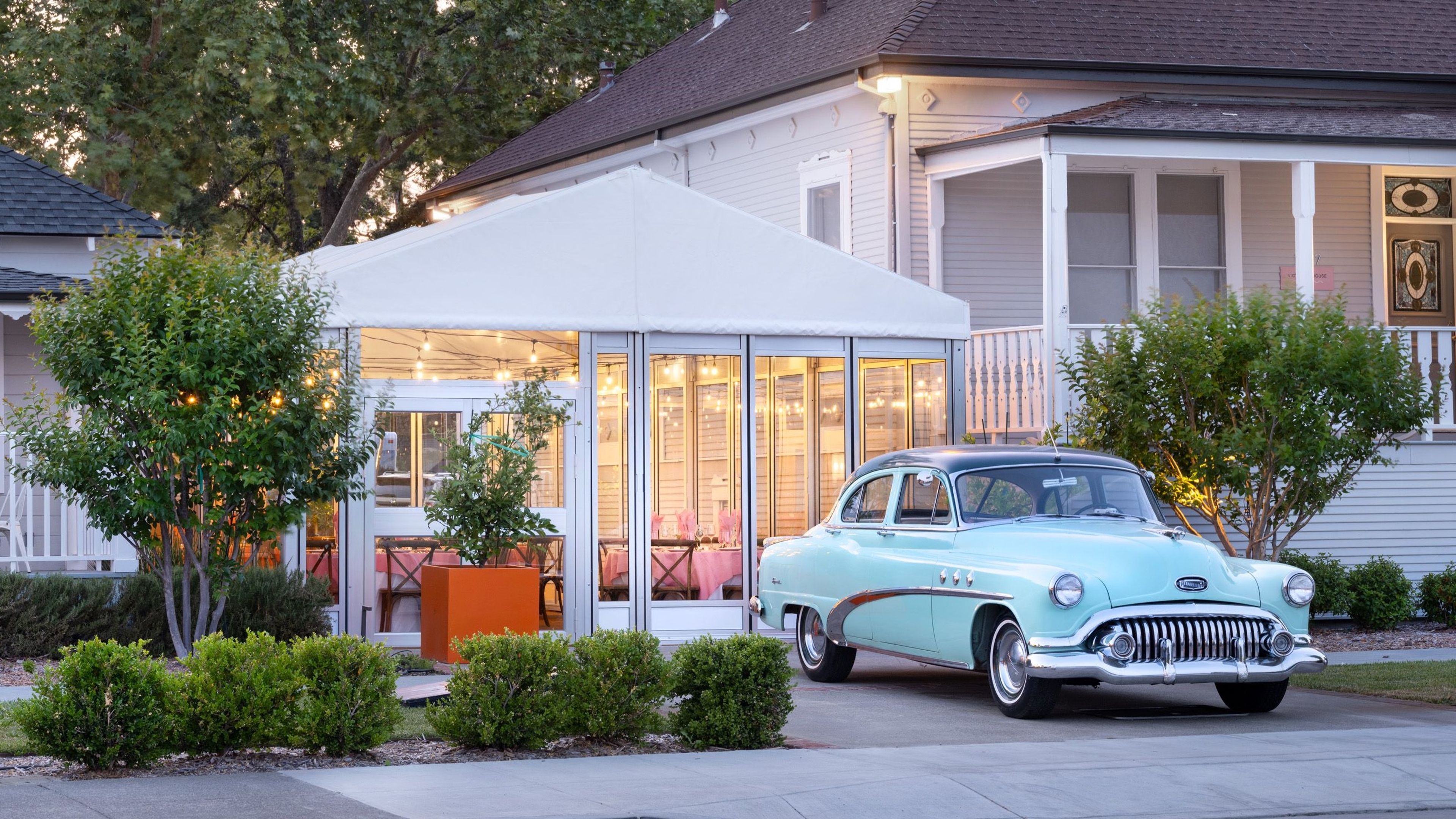 The Glass House (Seasonal), an event space at Dr. Wilkinson's Backyard Resort & Mineral Springs