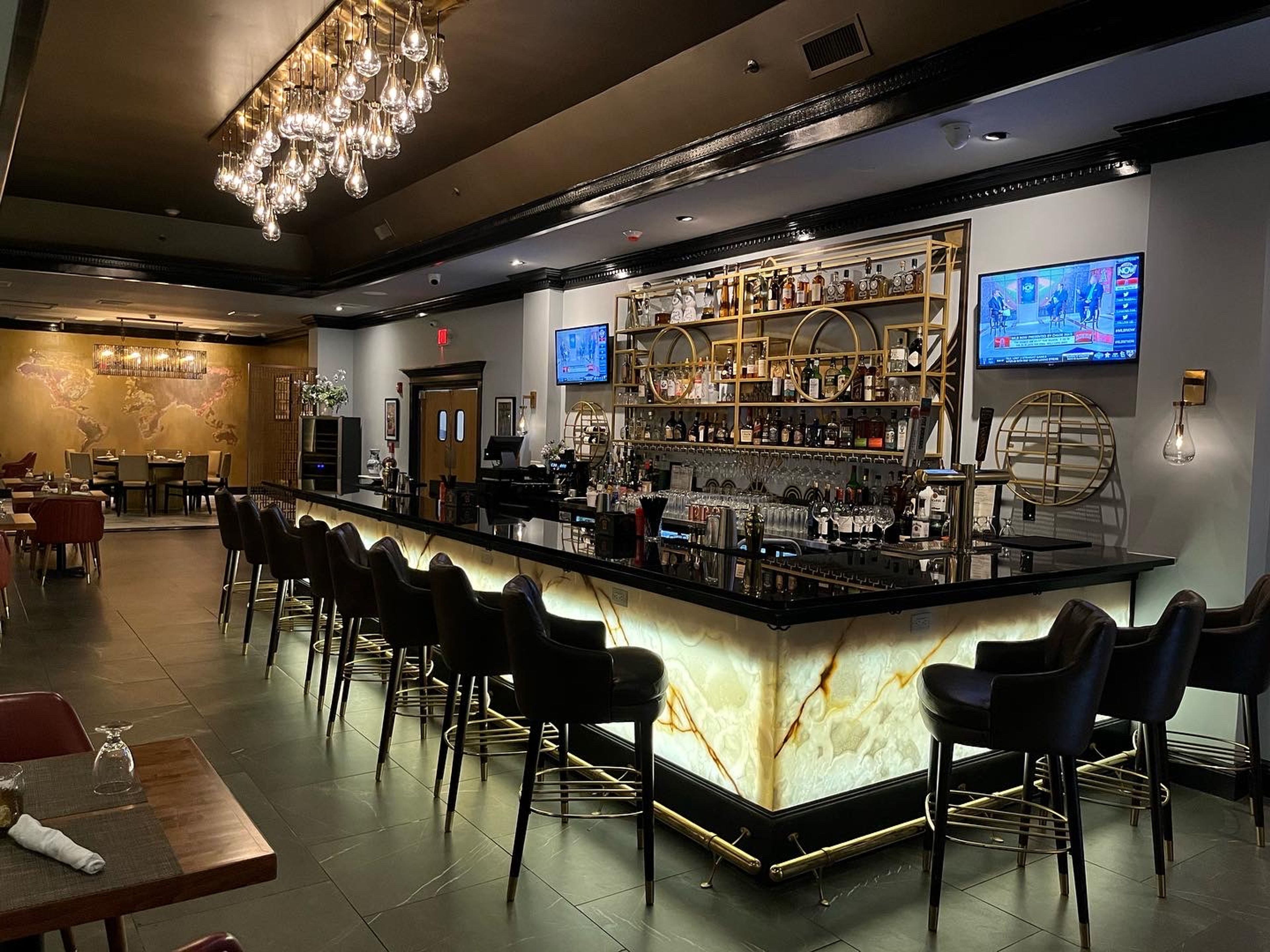 Atlas New World Bistro, an event space at The Roslyn, Tapestry Collection by Hilton