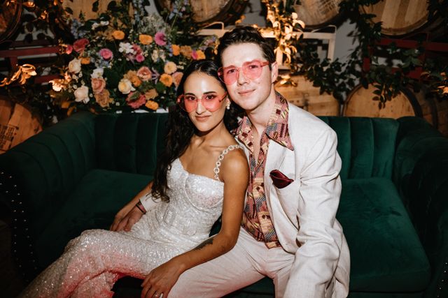 Featured photo from Disco Forest Wedding