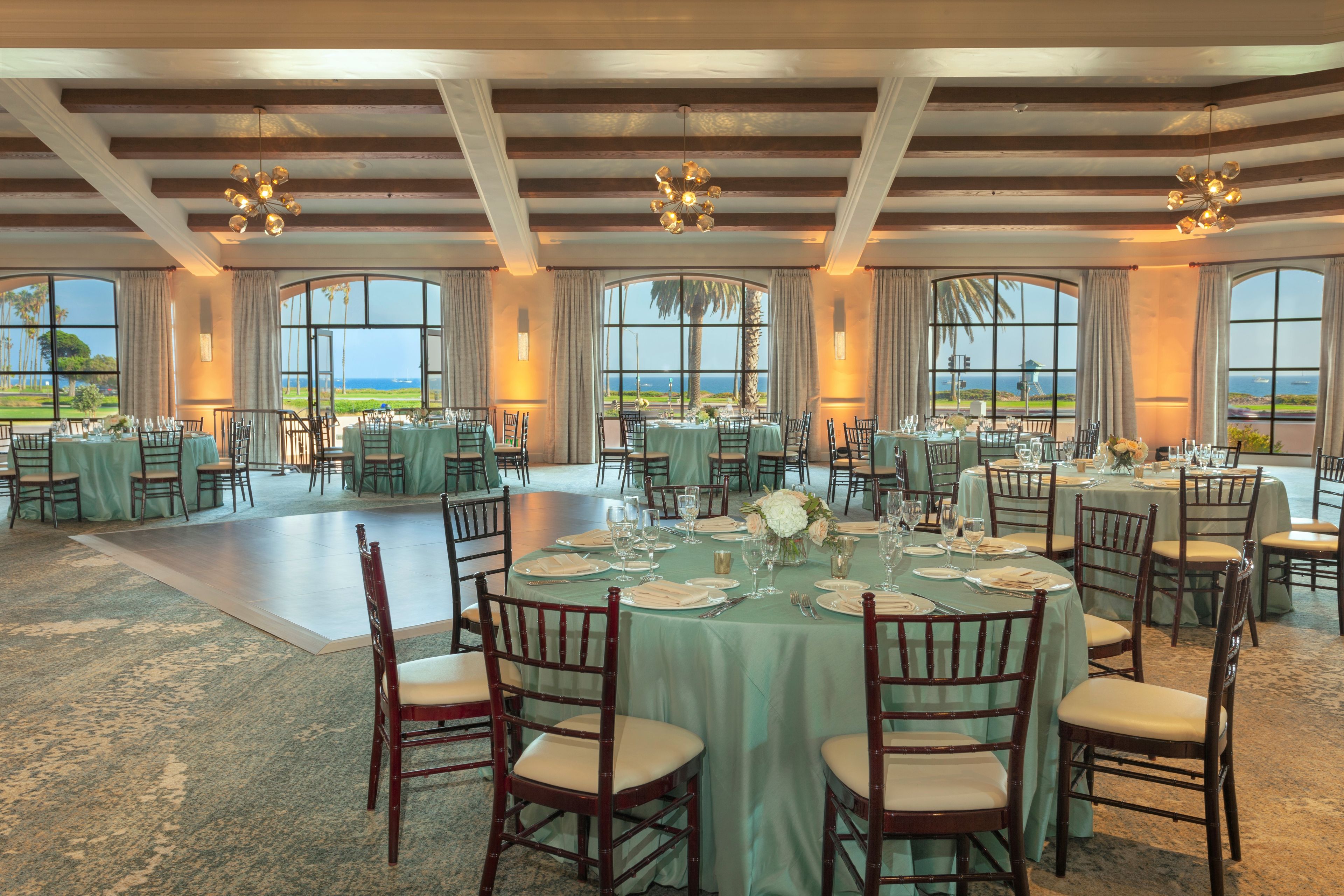Ocean View Reagan Room & Patio, an event space at Hilton Santa Barbara Beachfront Resort
