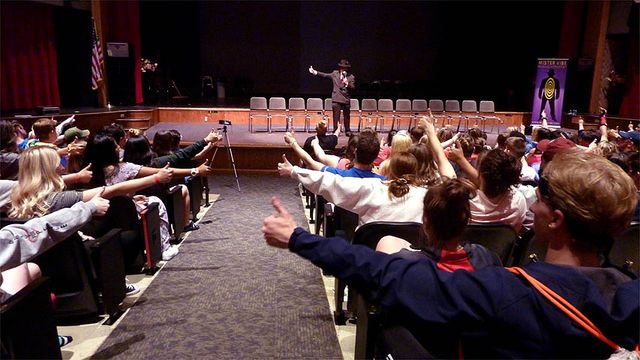 Featured photo from Project Graduation Chicago Hypnosis Show