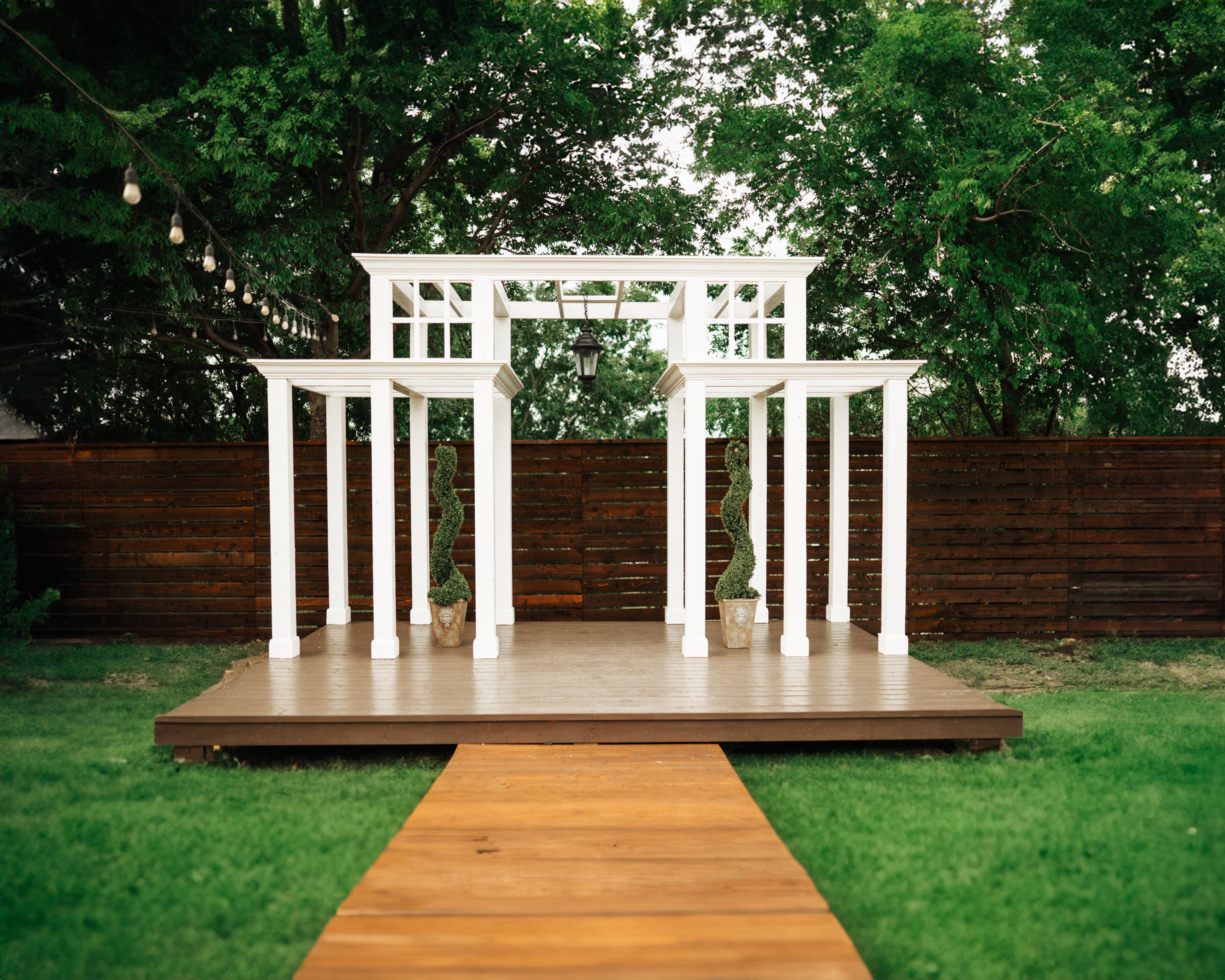 Outdoor Pavilion, an event space at The SchoolHouse Dallas