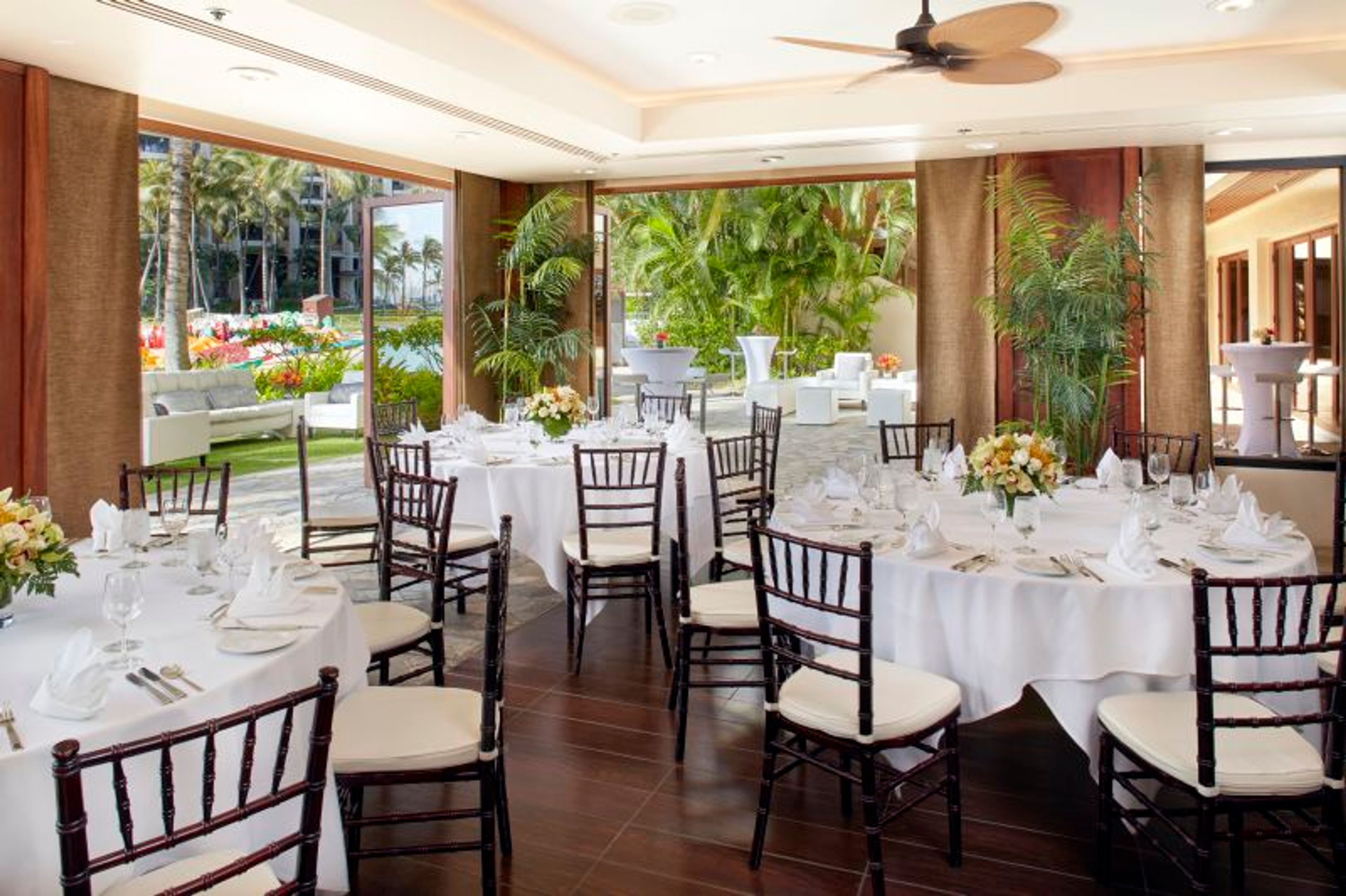 Rainbow Suite and Patio, an event space at Hilton Hawaiian Village Waikiki Beach Resort