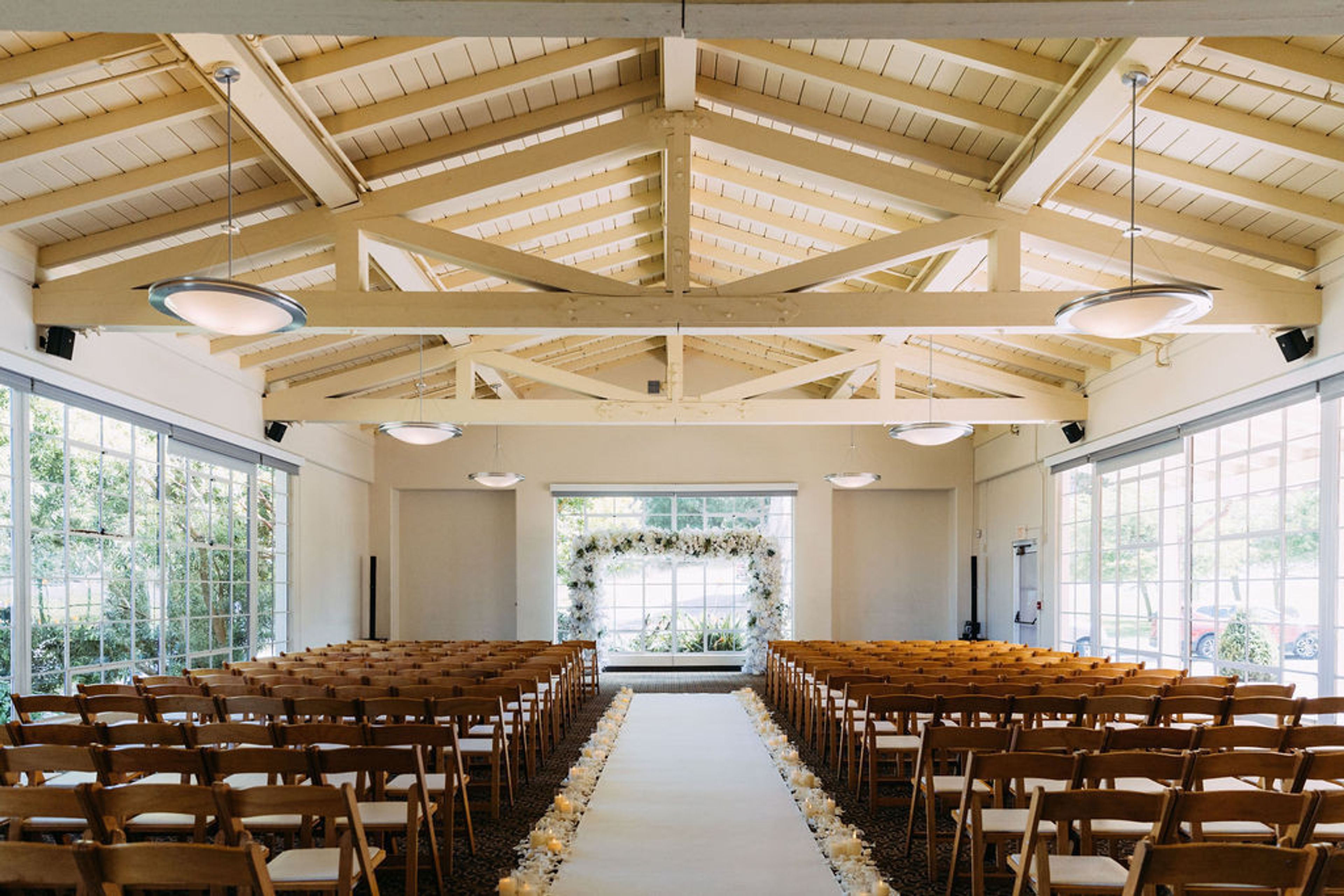 Hawthorn Room, an event space at Golden Gate Club at the Presidio