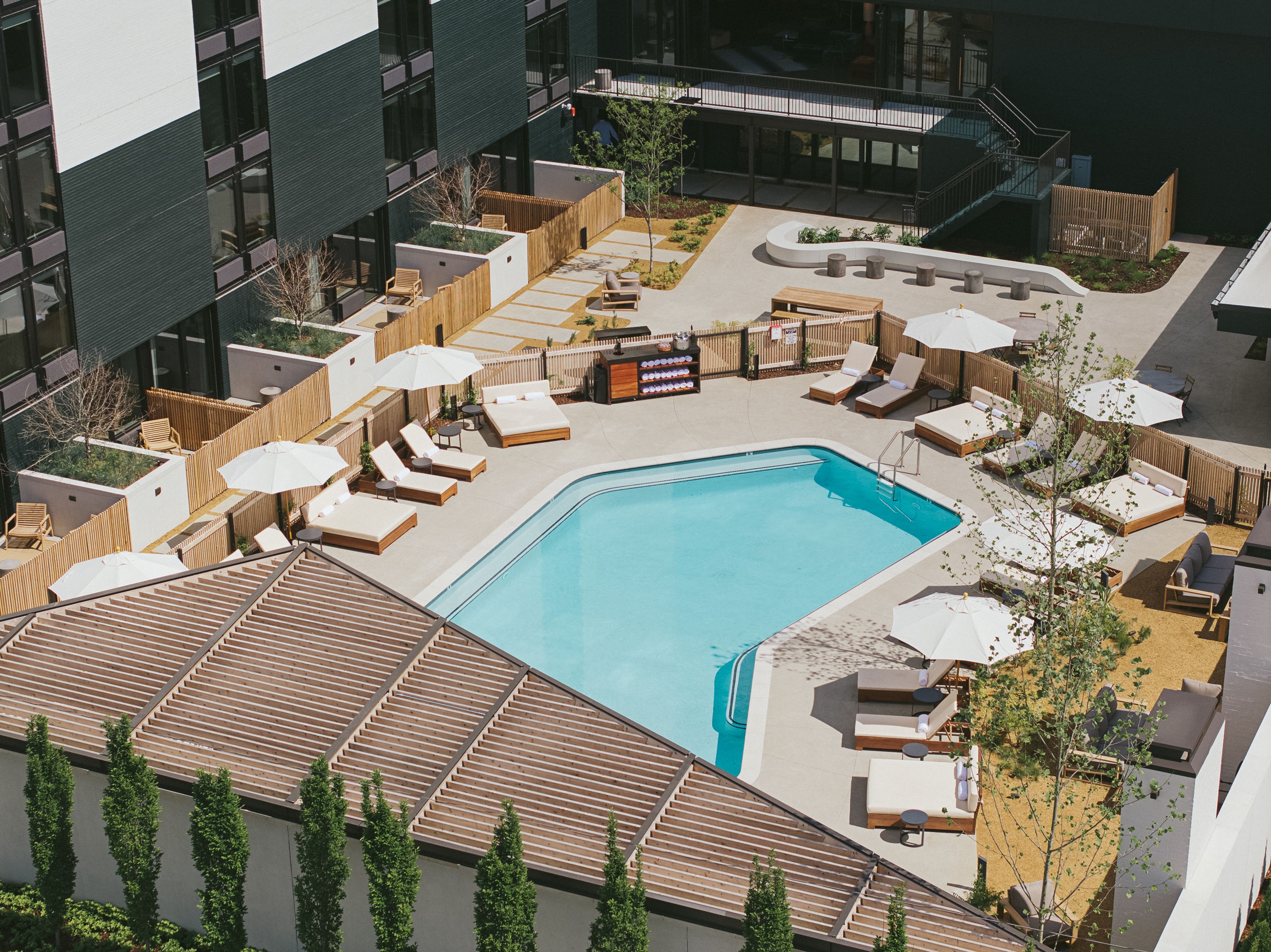 Pool Deck, an event space at Drift Nashville