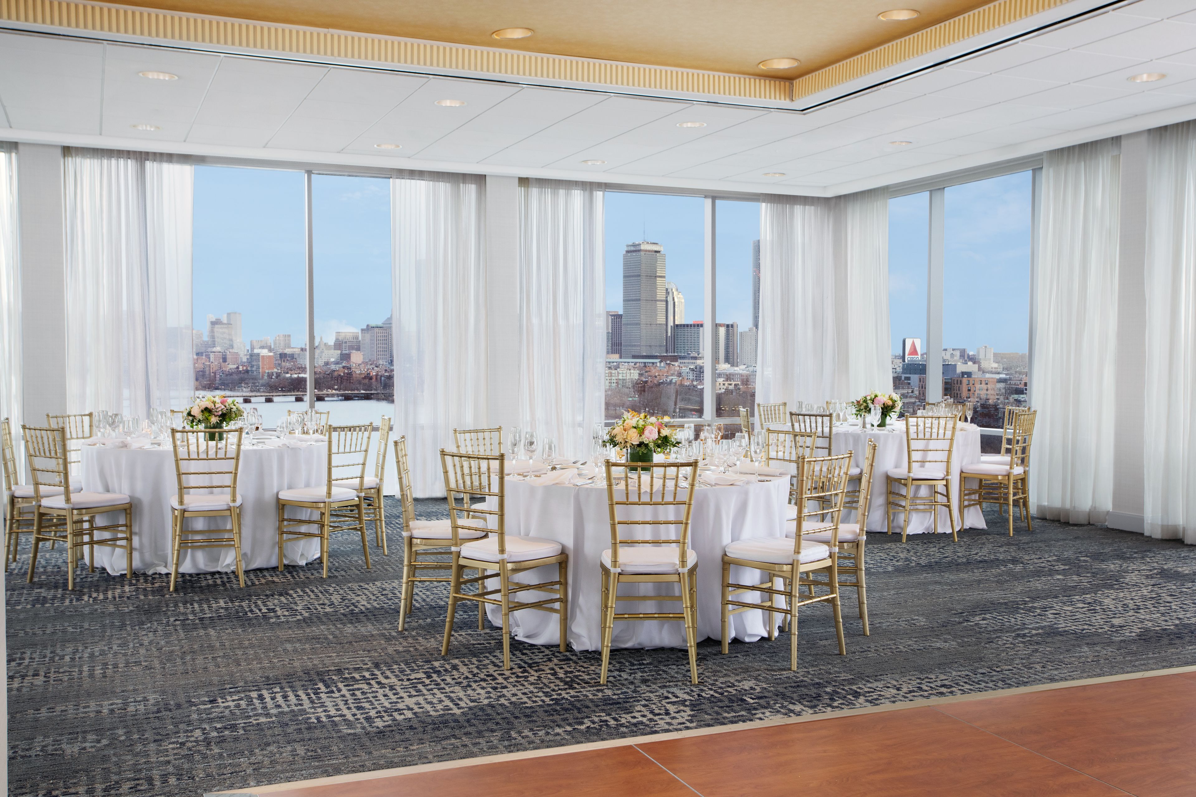 Charles View Ballroom, an event space at Hyatt Regency Boston/Cambridge