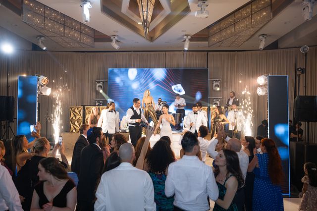 Featured photo from Marvel at the Lavish Lighting Design That Lit Up This L.A. Banquets Wedding