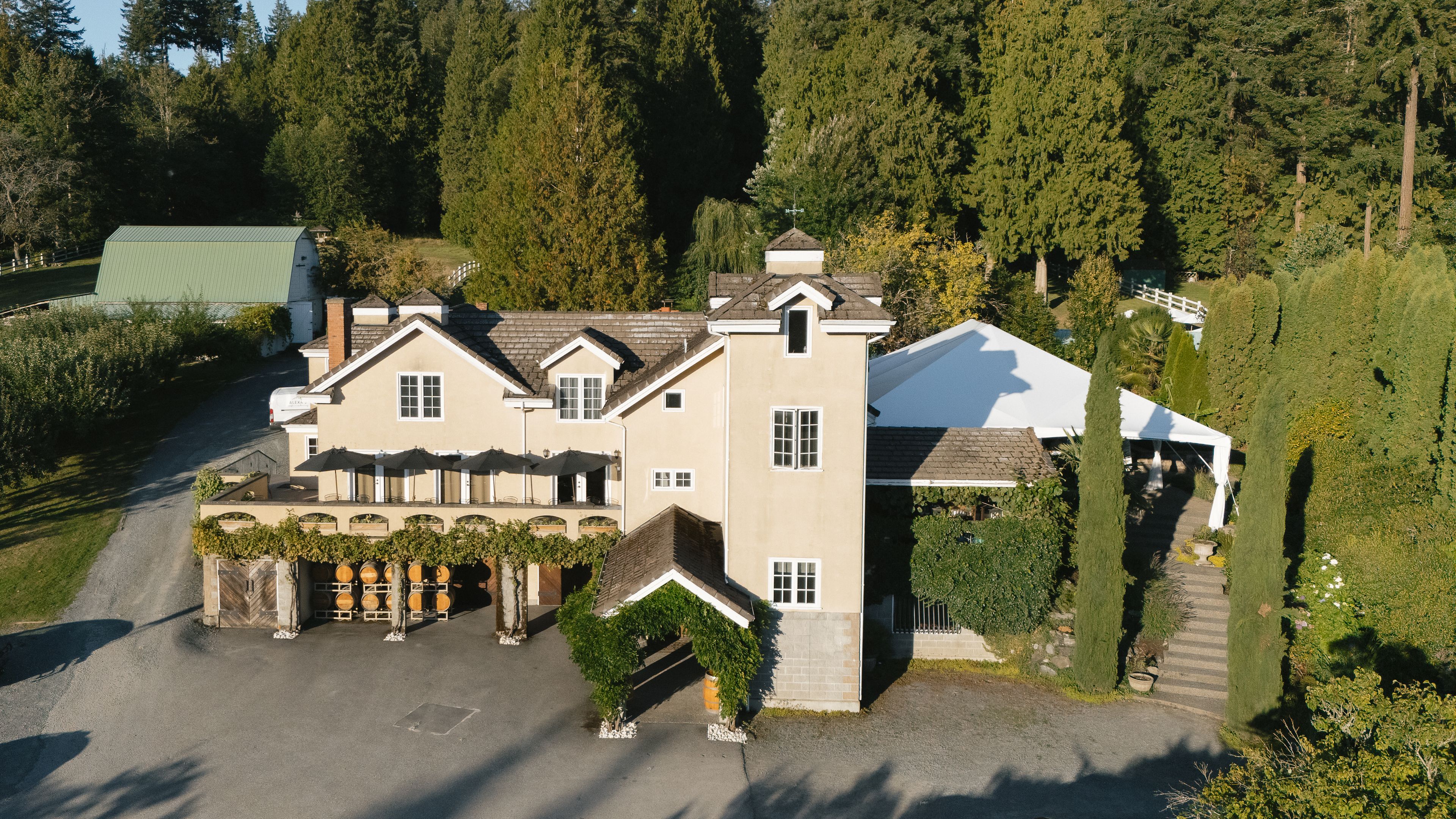 The Gardens, an event space at Chateau Lill