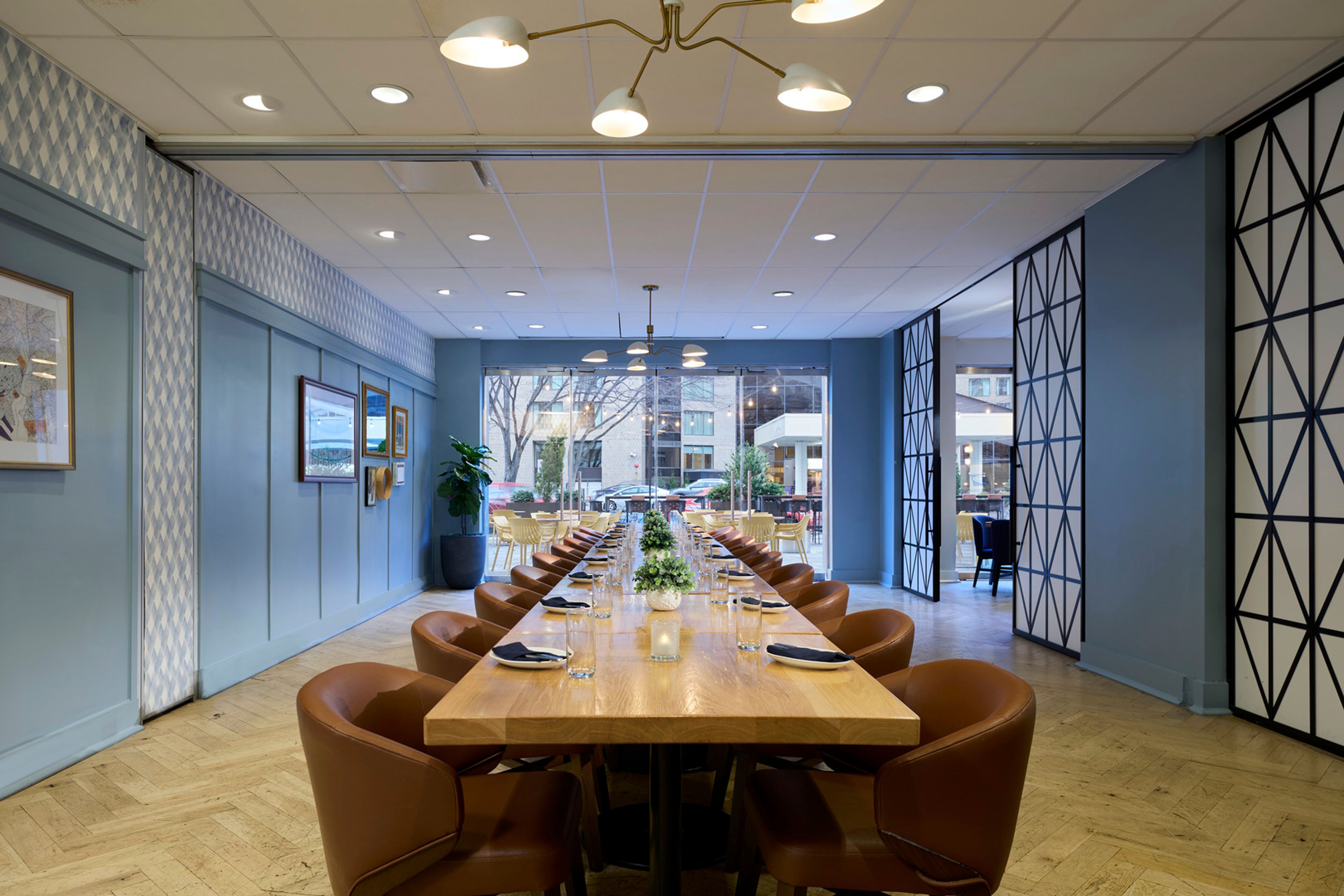 Private Dining Room 1&2, an event space at YOTEL Washington DC