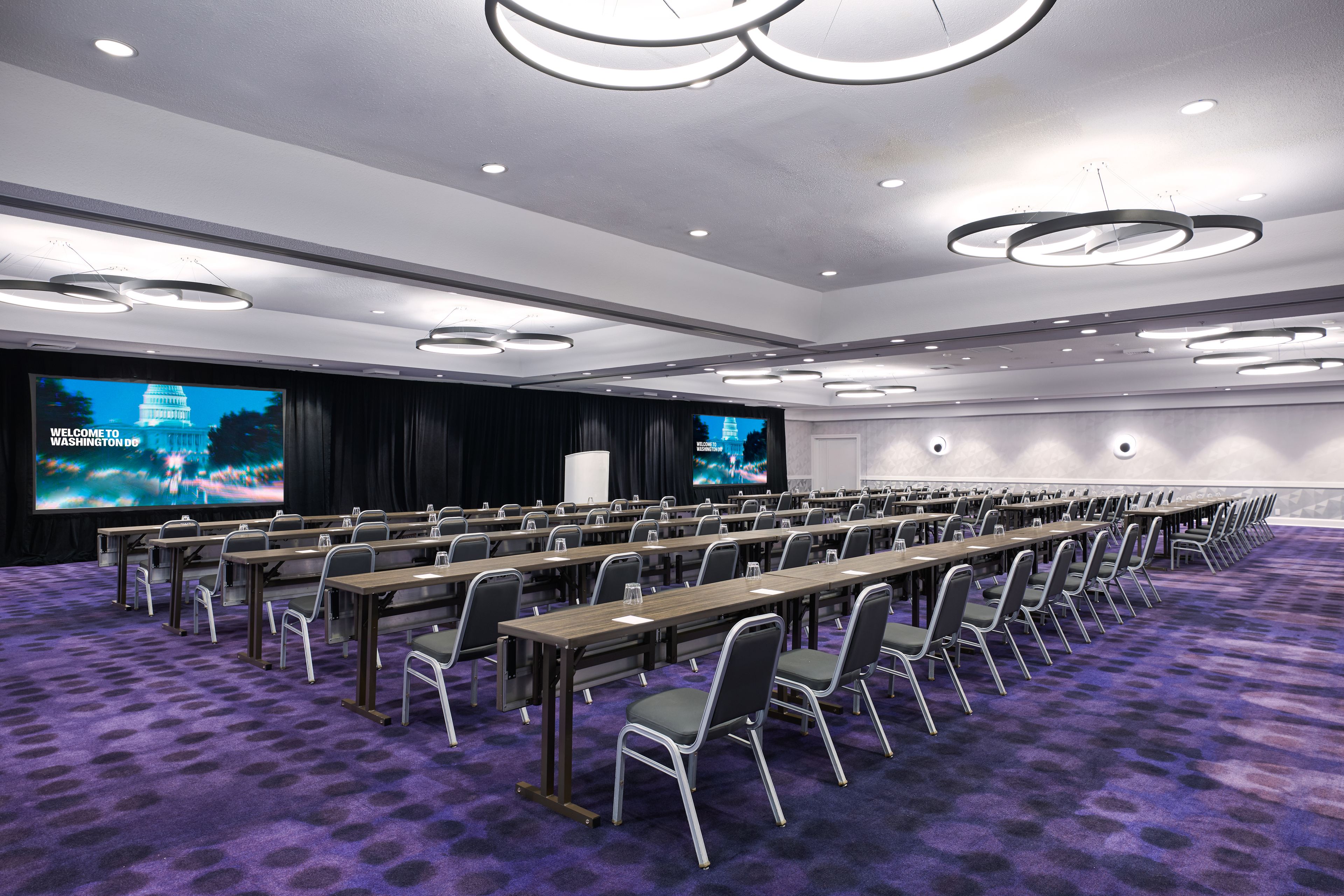 Grand Hub Ballroom, an event space at YOTEL Washington DC