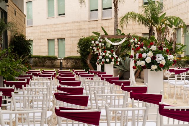 Featured photo from Burgundy White and Gold