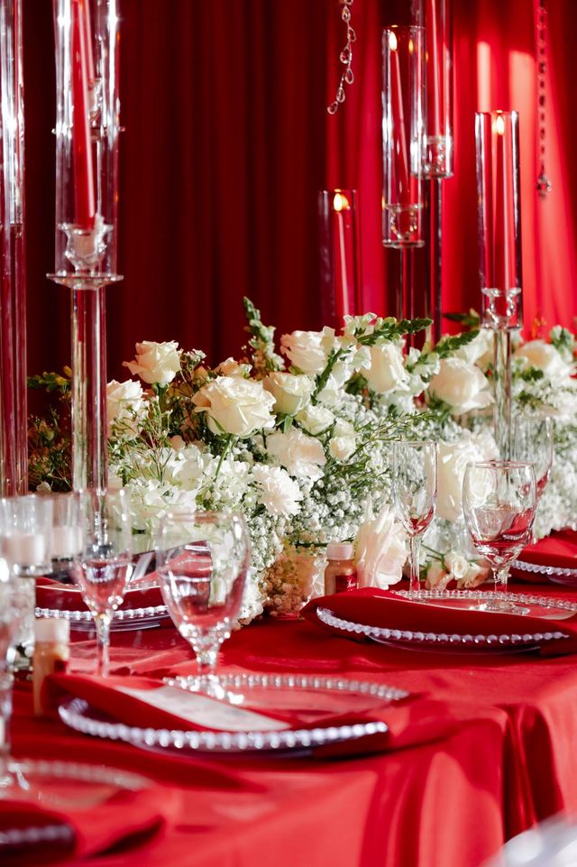 Featured photo from Take In This Ravishing Red 65th Birthday Party