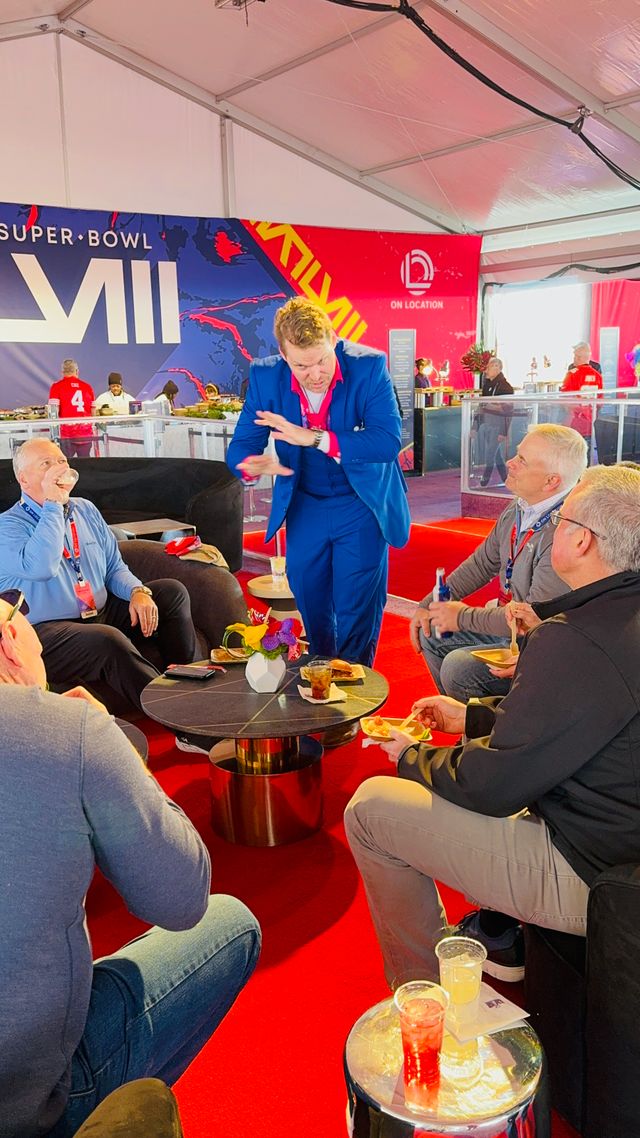 Featured photo from Strolling Magic at Super Bowl LVIII