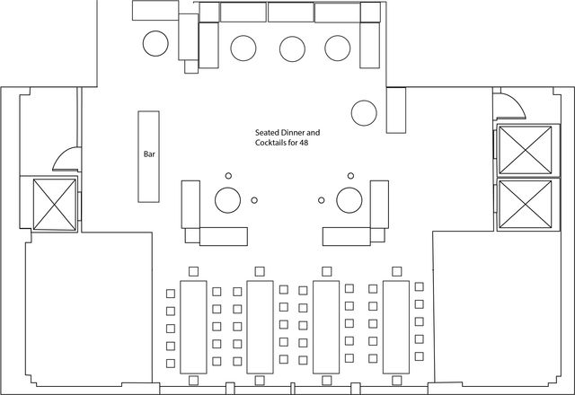 Featured photo from Seated Dinner and cocktail for 48