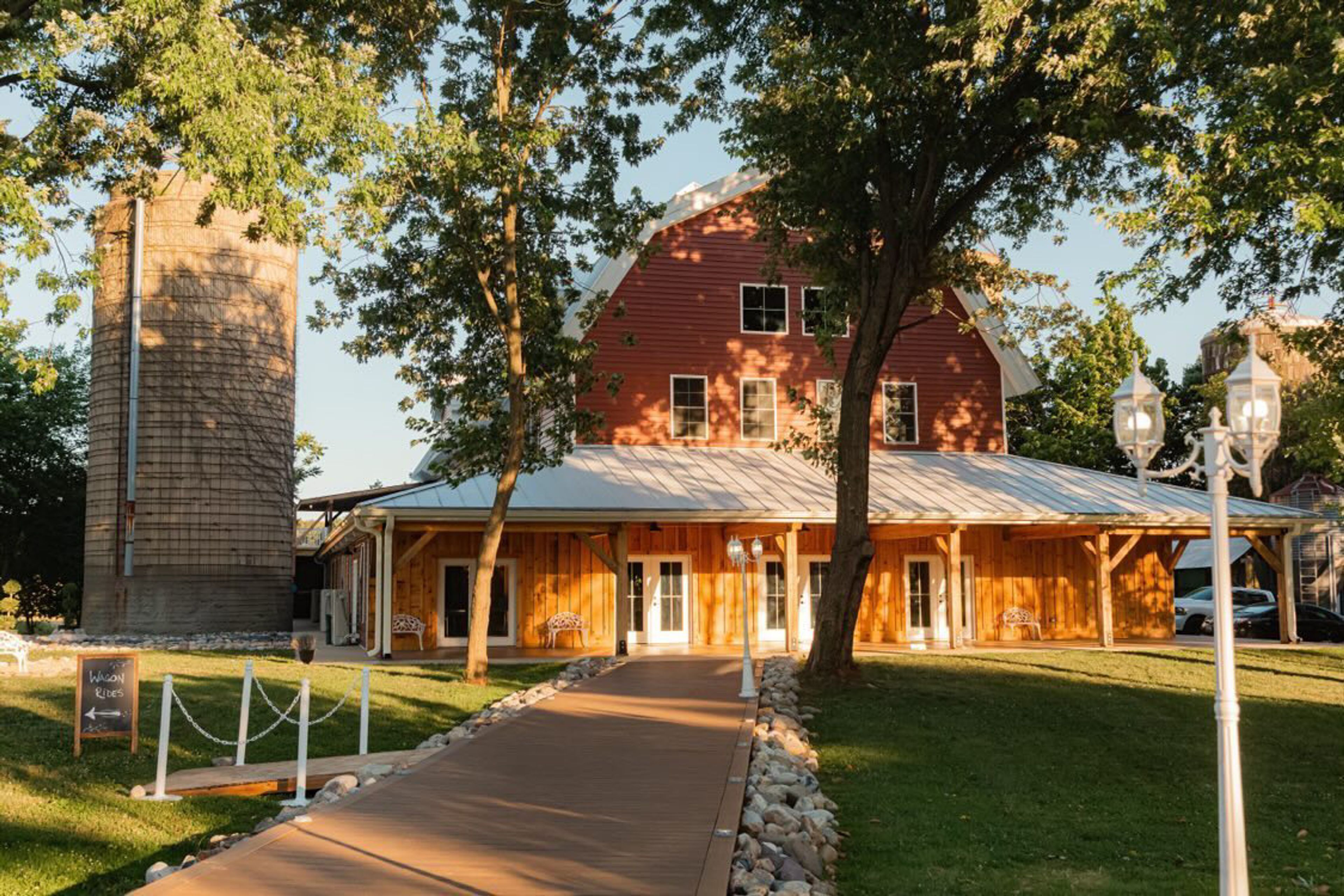 Large Indoor Barn, an event space at Comus Farm