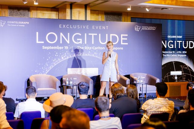 Featured photo from Longitude by Cointelegraph @ Token2049