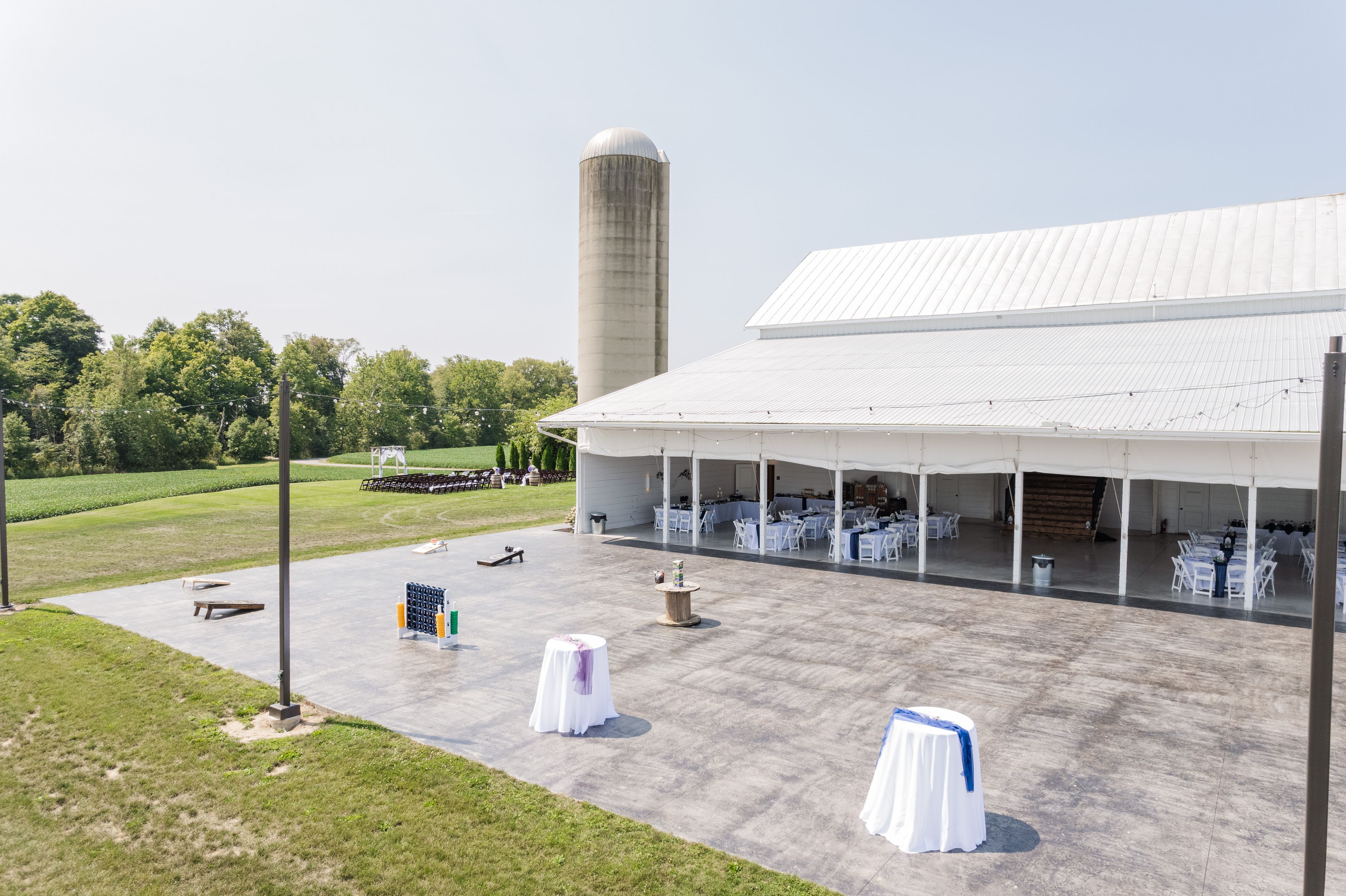 The Patio, an event space at Arlington Acres